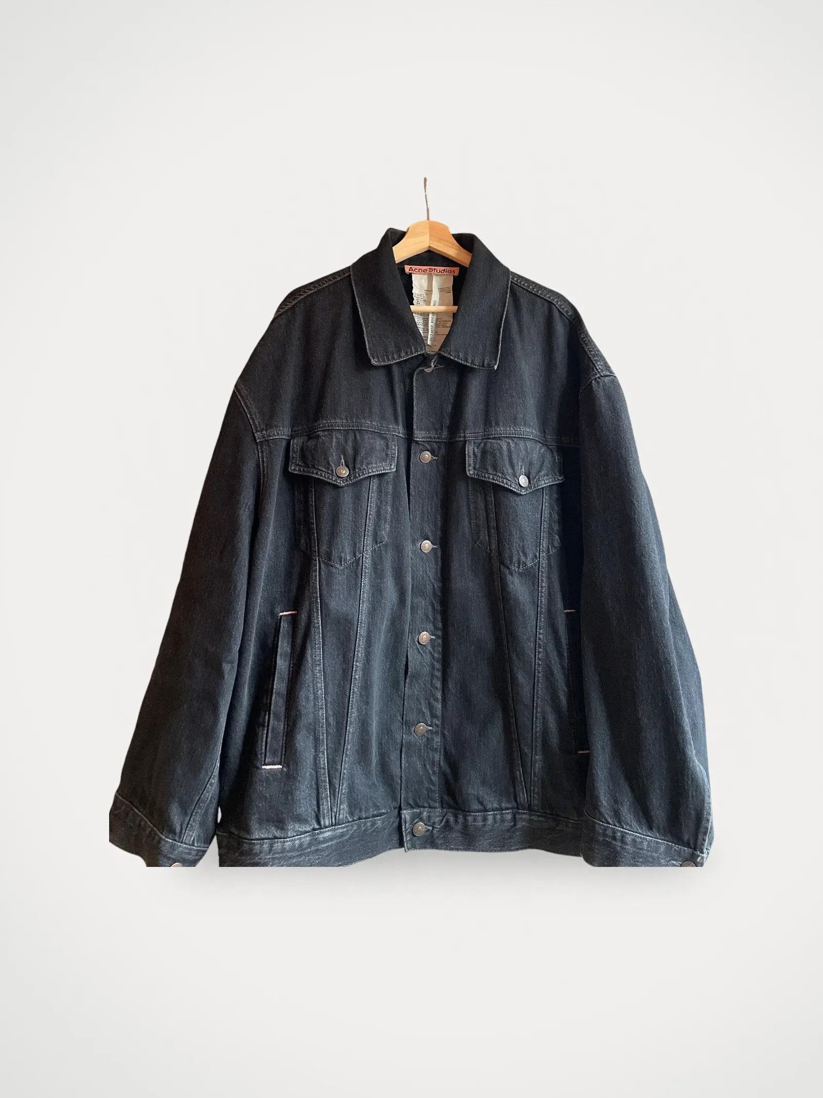 Acne Studios Acne Studios DENIM JACKET - OVERSIZED UNISEX FIT Jacket Size L / US 10 / IT 46 - 2 Thumbnail