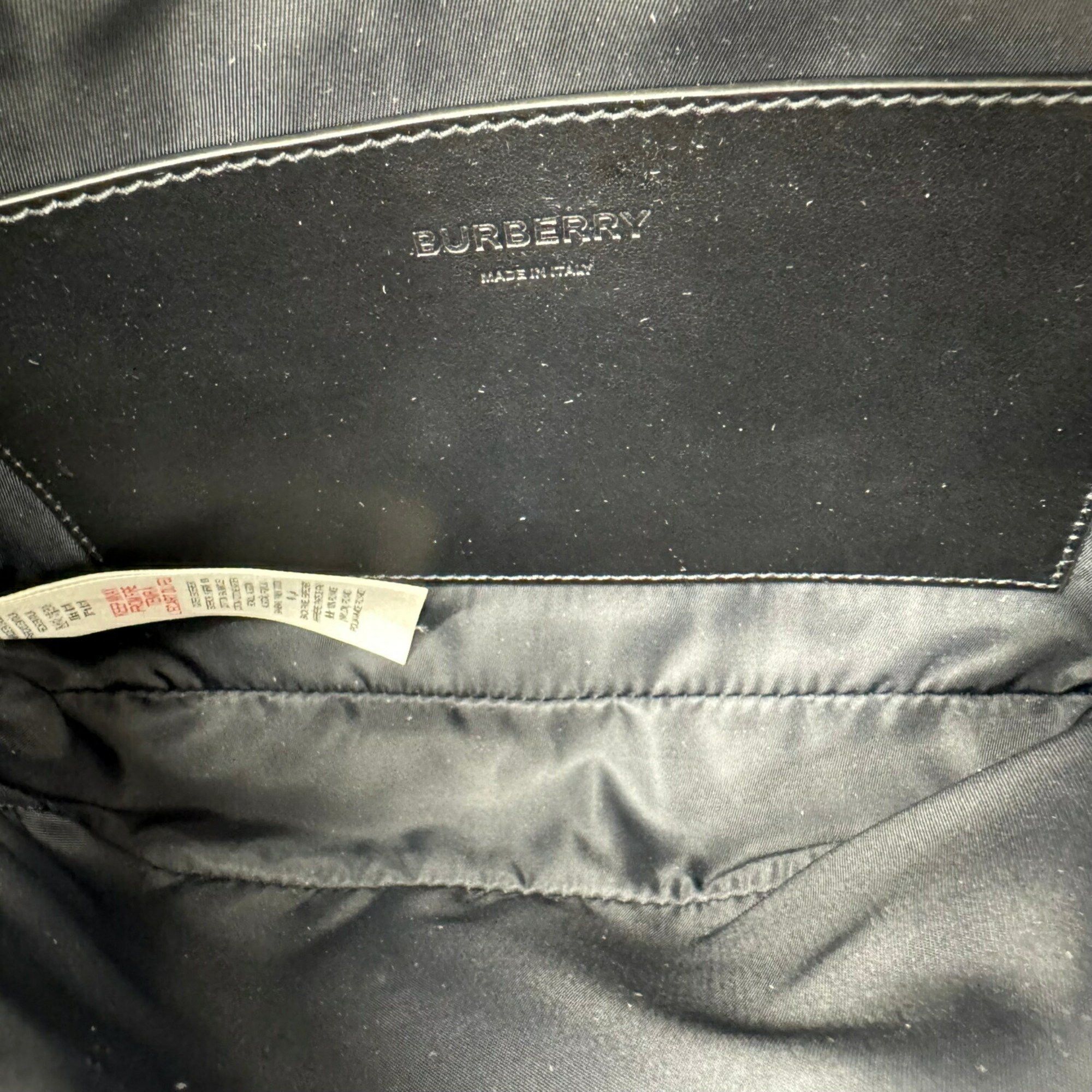 Burberry Burberry Body Bag Waist Shoulder Metallic Silver Leather Men Women Size ONE SIZE - 11 Thumbnail