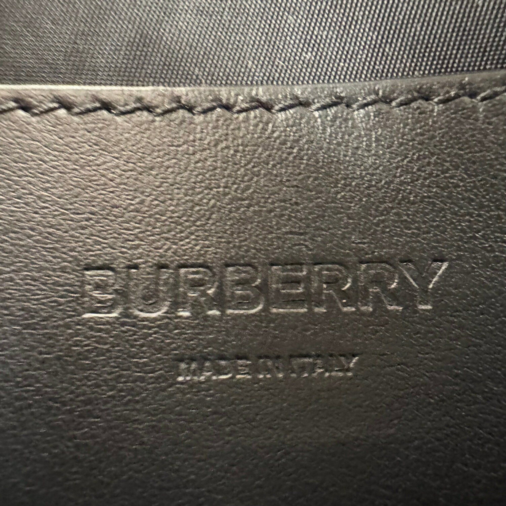 Burberry Burberry Body Bag Waist Shoulder Metallic Silver Leather Men Women Size ONE SIZE - 12 Thumbnail