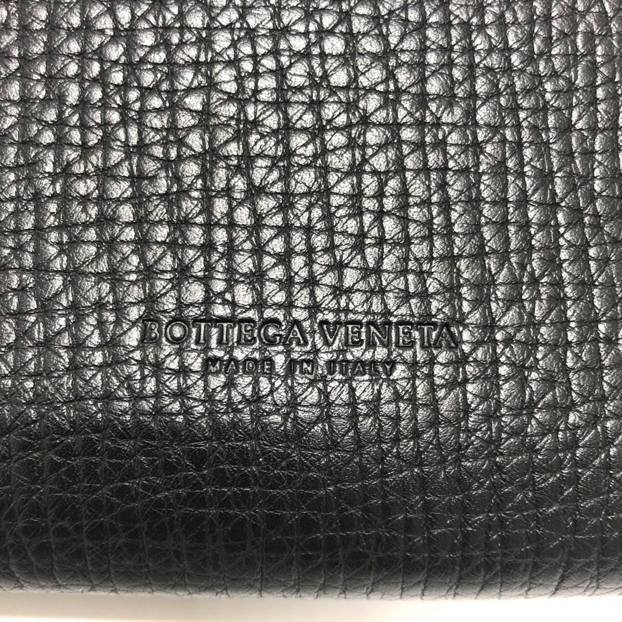 Bottega Veneta BOTTEGA VENETA Palmellato Bi-fold Long Wallet Continental Leather Women's Black Size ONE SIZE - 16 Thumbnail