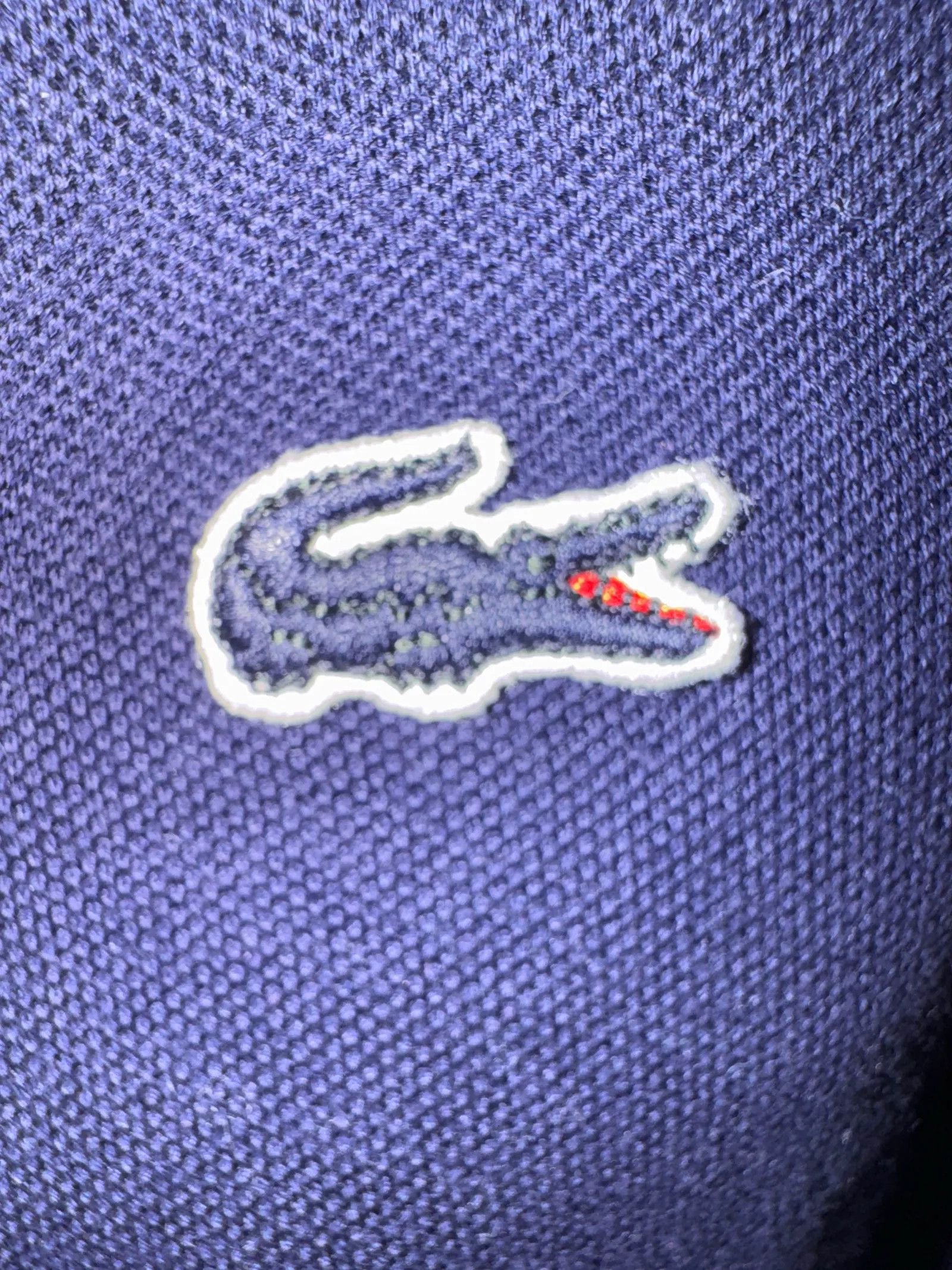 Lacoste Lacoste L.12.D Slim Fit Stretch Mini Piqué Polo T-shirt Size S / US 4 / IT 40 - 4 Thumbnail