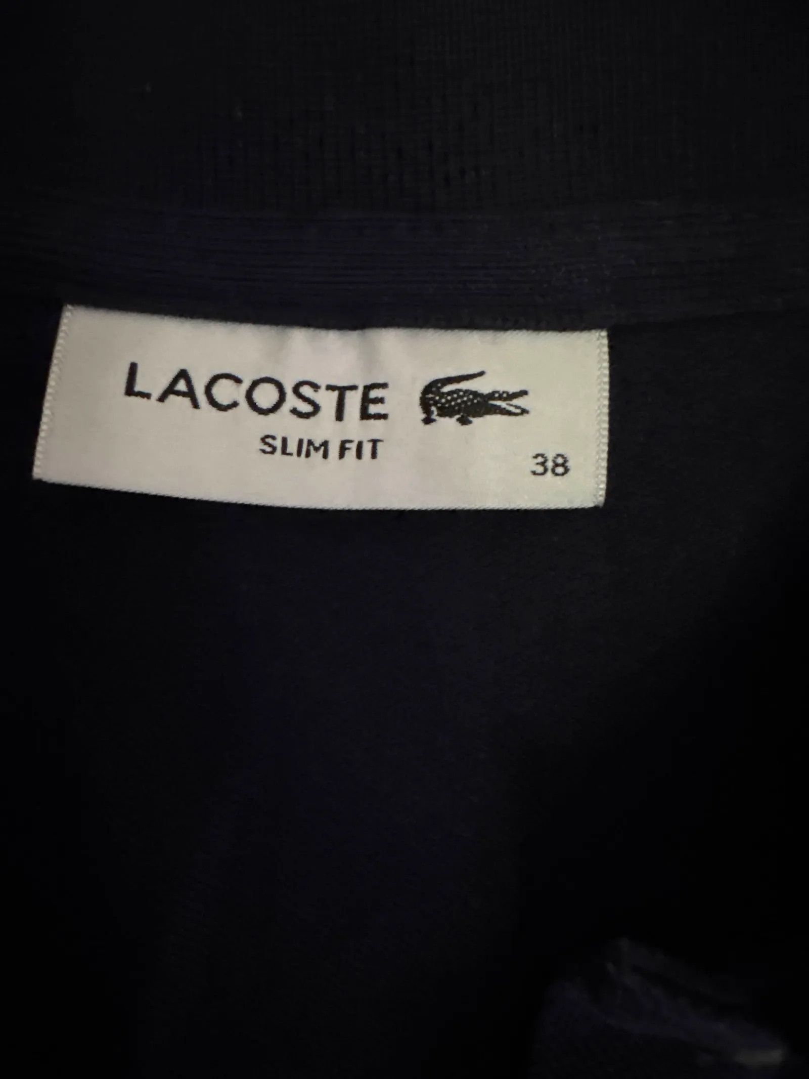Lacoste Lacoste L.12.D Slim Fit Stretch Mini Piqué Polo T-shirt Size S / US 4 / IT 40 - 2 Thumbnail