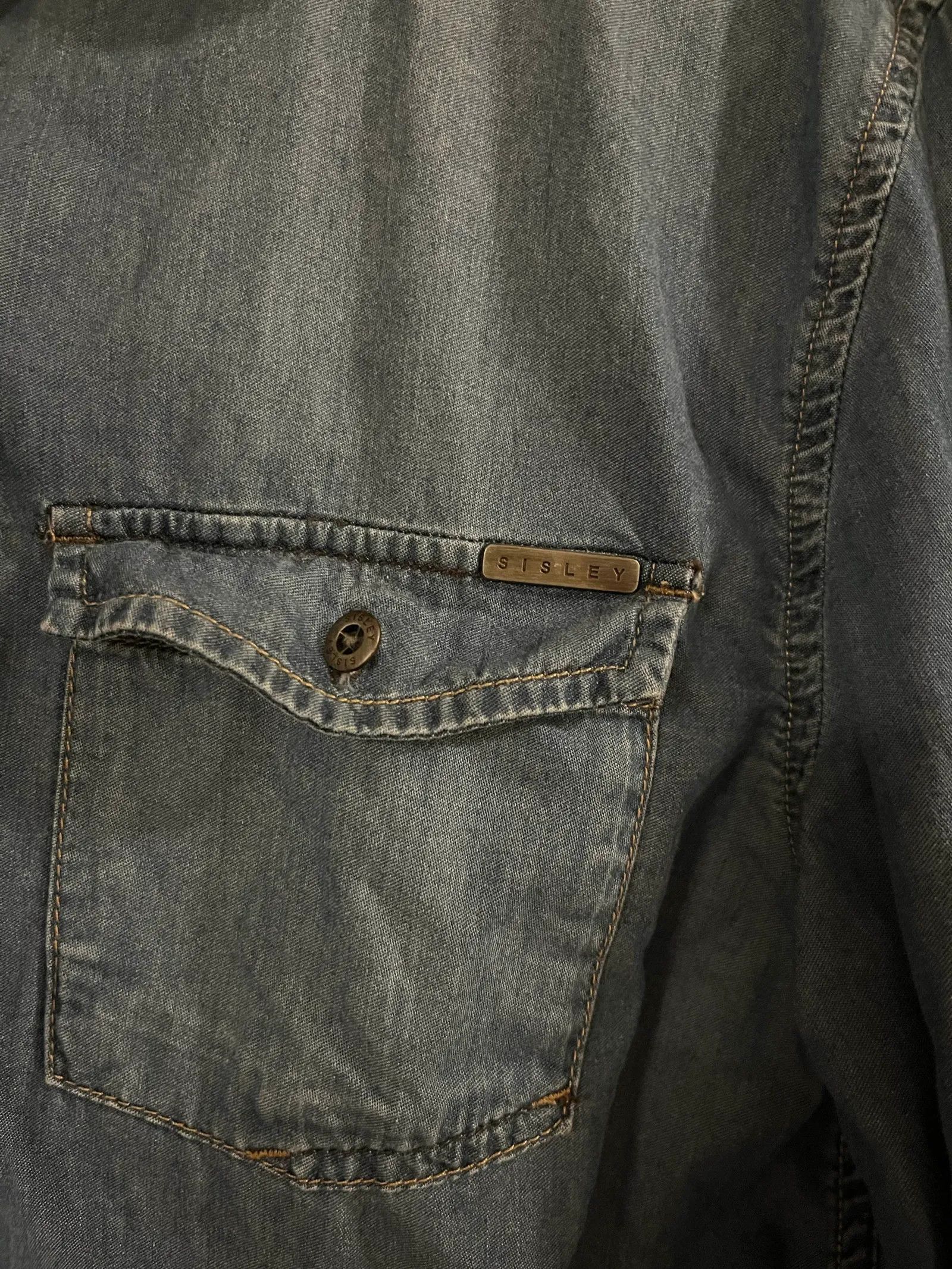 Sisley Sisley Shirt Size US L / EU 52-54 / 3 - 4 Thumbnail