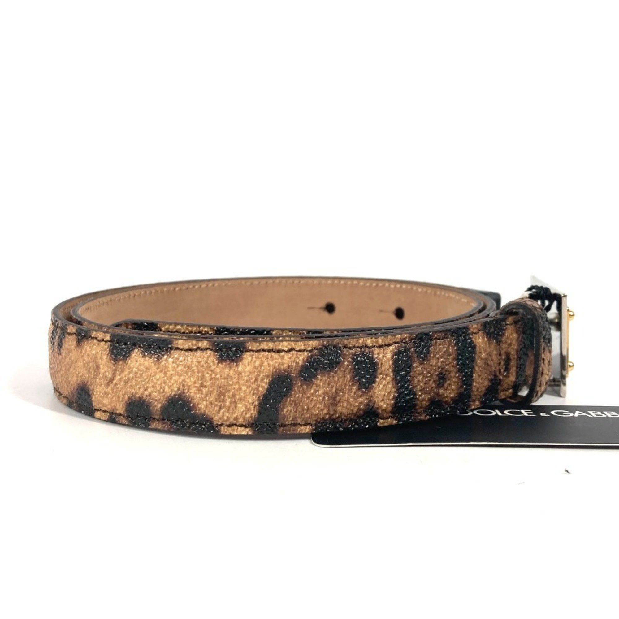 Dolce & Gabbana Dolce & Gabbana DOLCE&GABBANA Leopard print belt for women, brown Size ONE SIZE - 4 Thumbnail