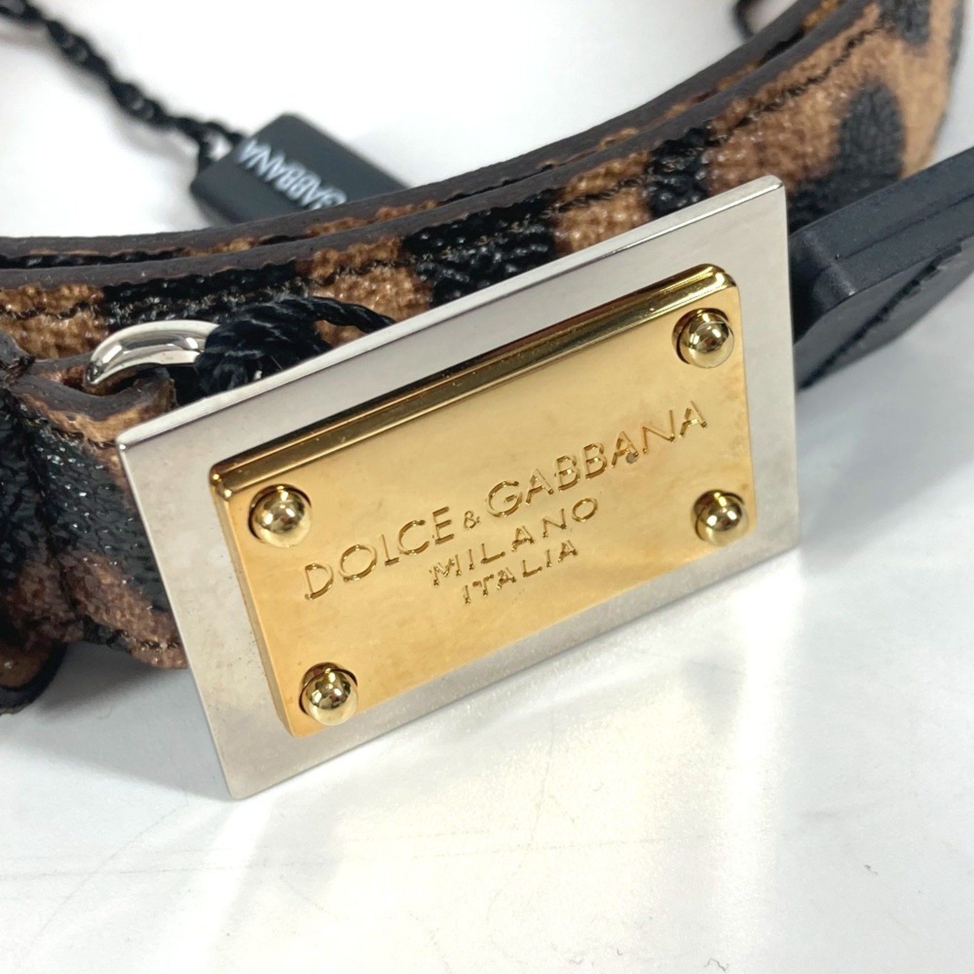 Dolce & Gabbana Dolce & Gabbana DOLCE&GABBANA Leopard print belt for women, brown Size ONE SIZE - 5 Thumbnail