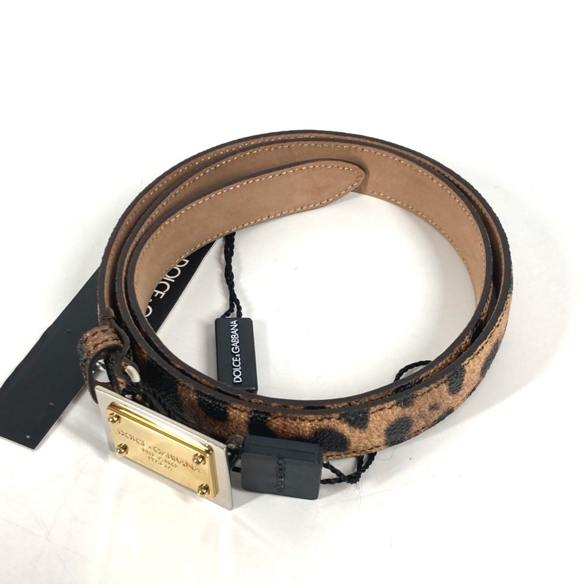 Dolce & Gabbana Dolce & Gabbana DOLCE&GABBANA Leopard print belt for women, brown Size ONE SIZE - 6 Thumbnail
