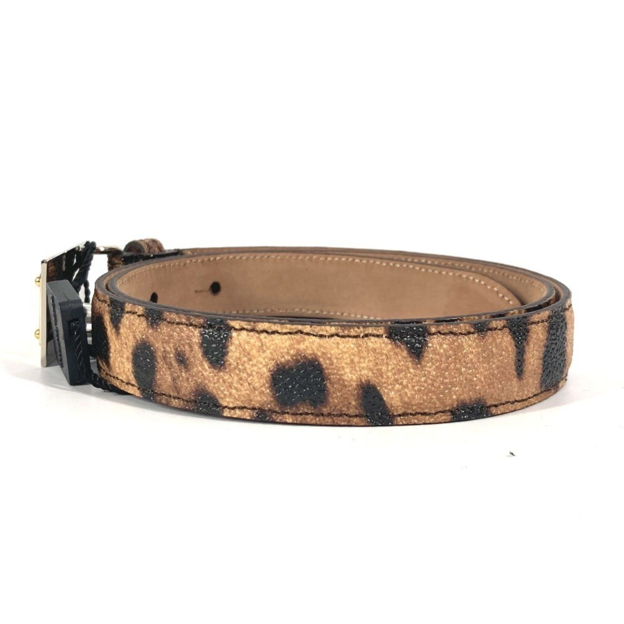 Dolce & Gabbana Dolce & Gabbana DOLCE&GABBANA Leopard print belt for women, brown Size ONE SIZE - 3 Thumbnail