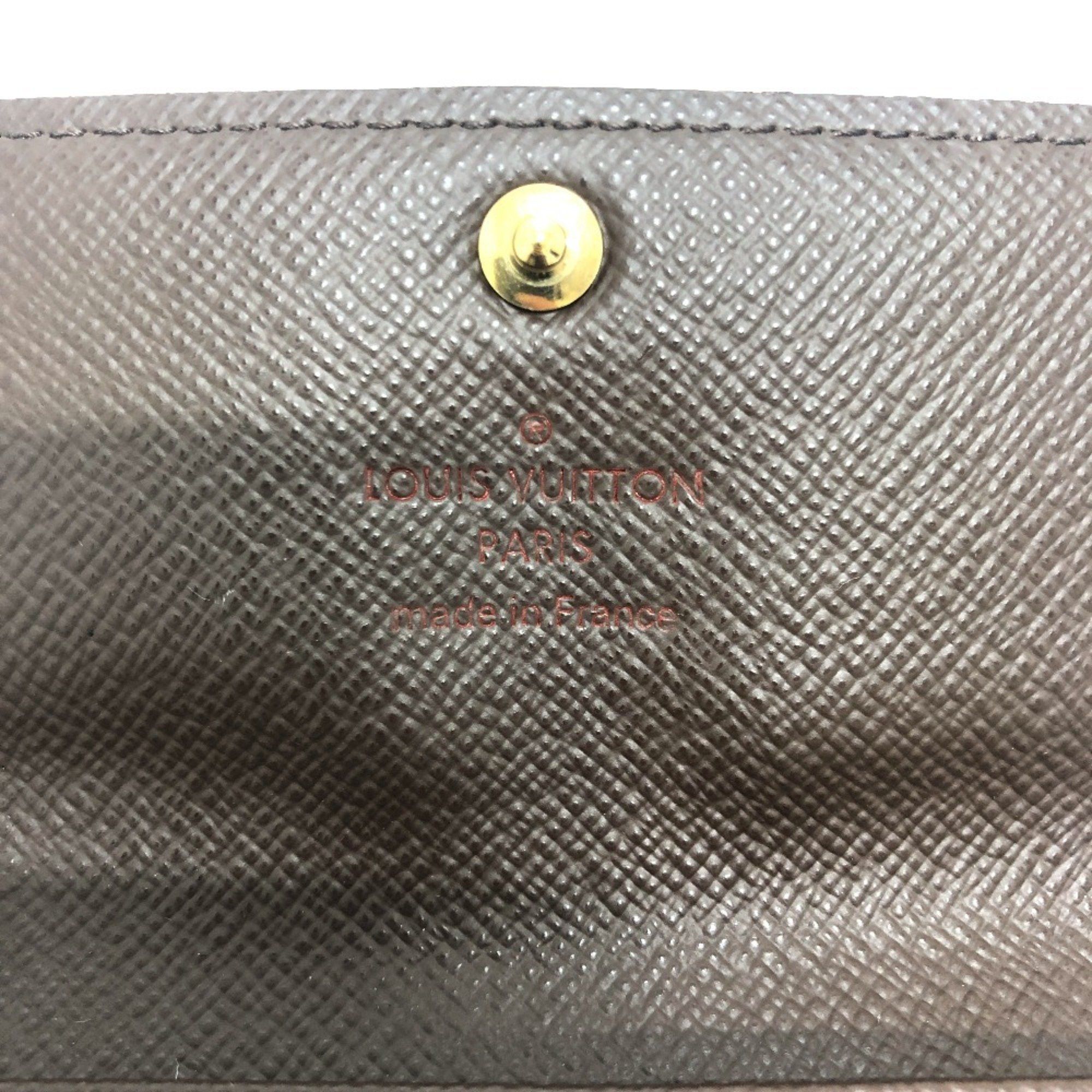 Louis Vuitton LOUIS VUITTON N62630 Multicle 6 6-key case, small item, key Damier canvas, men's, women's, ebene, brown Size ONE SIZE - 9 Thumbnail