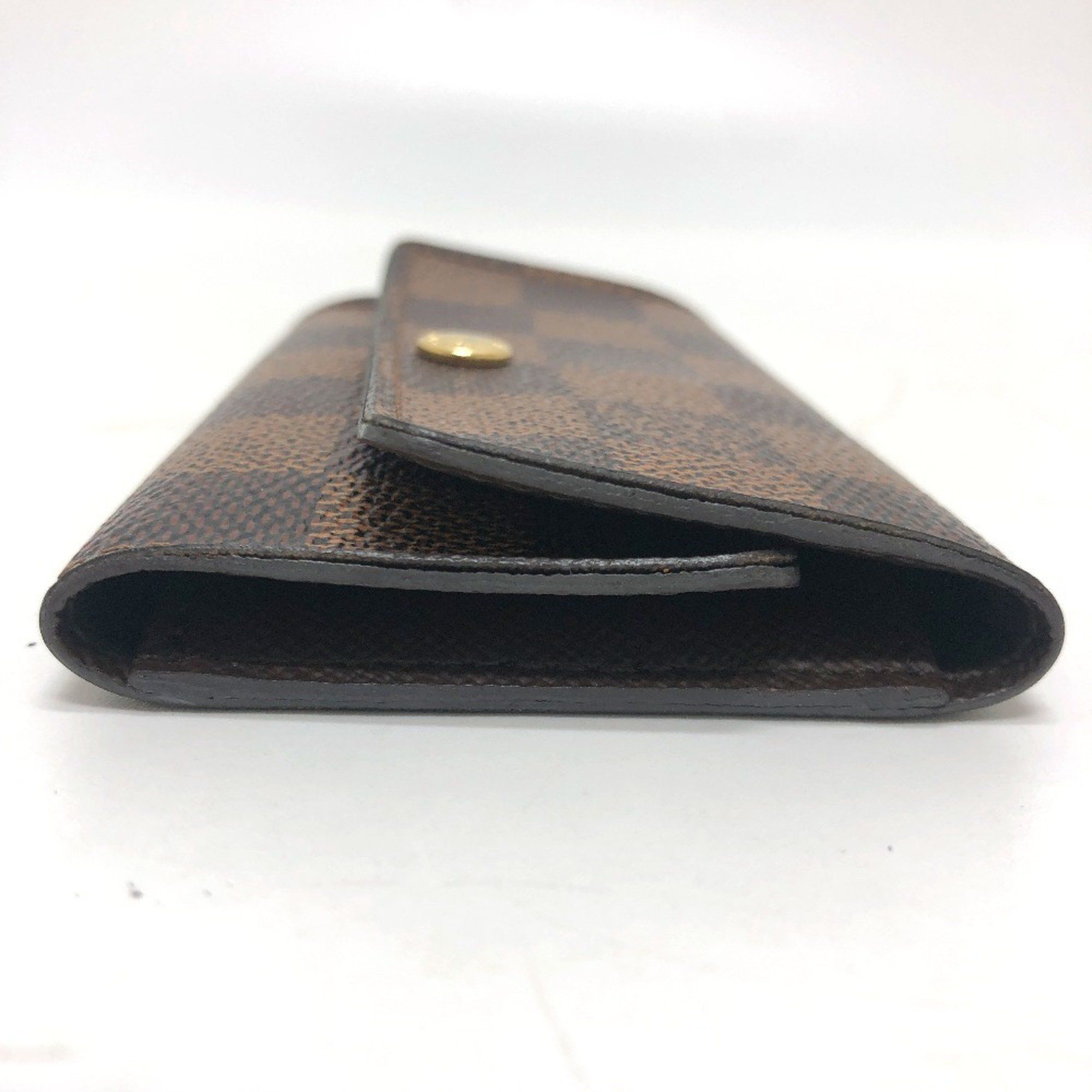 Louis Vuitton LOUIS VUITTON N62630 Multicle 6 6-key case, small item, key Damier canvas, men's, women's, ebene, brown Size ONE SIZE - 4 Thumbnail