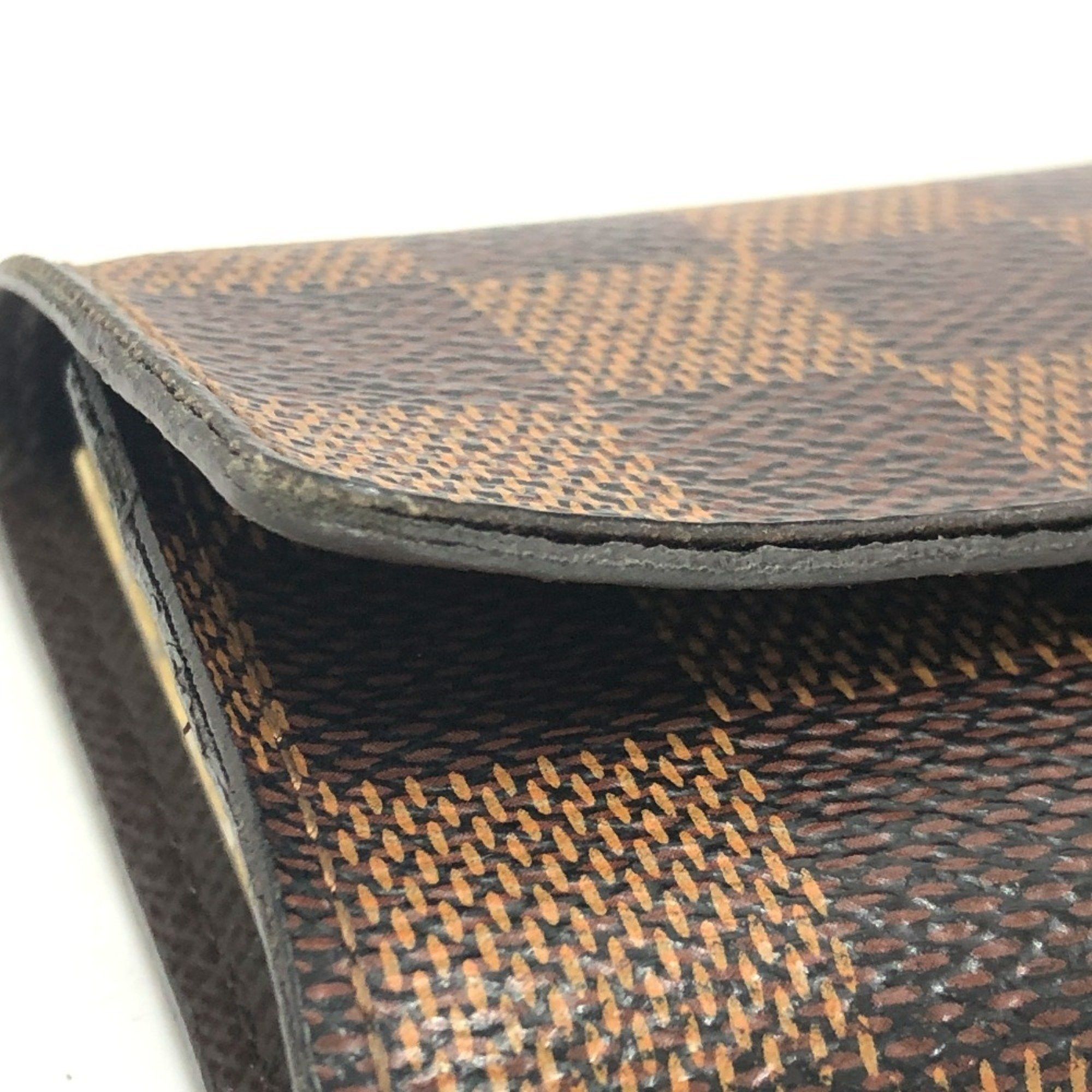 Louis Vuitton LOUIS VUITTON N62630 Multicle 6 6-key case, small item, key Damier canvas, men's, women's, ebene, brown Size ONE SIZE - 12 Thumbnail