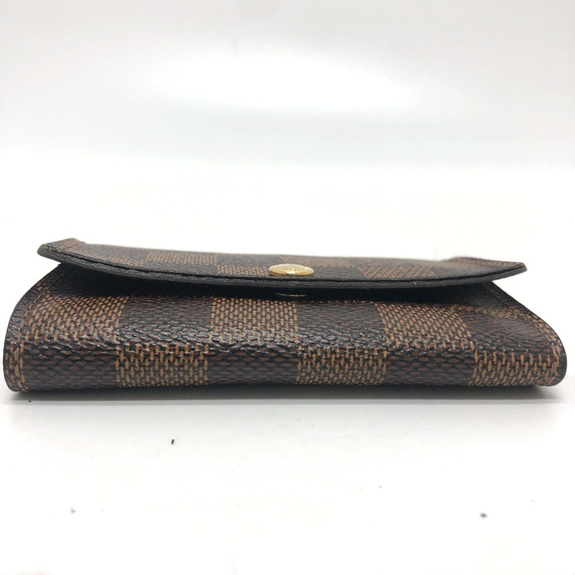Louis Vuitton LOUIS VUITTON N62630 Multicle 6 6-key case, small item, key Damier canvas, men's, women's, ebene, brown Size ONE SIZE - 5 Thumbnail