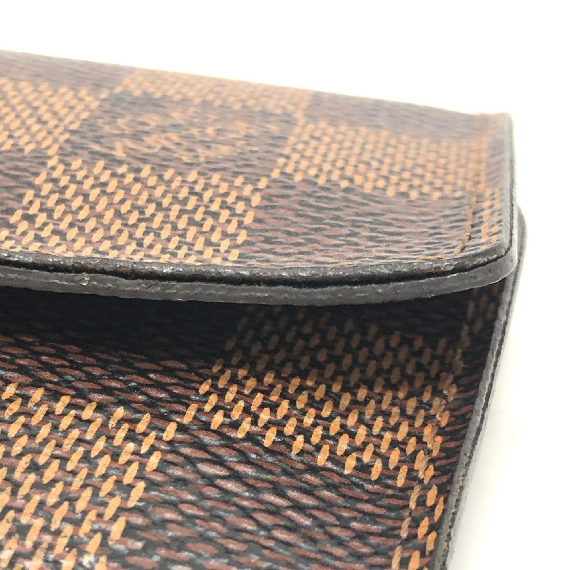 Louis Vuitton LOUIS VUITTON N62630 Multicle 6 6-key case, small item, key Damier canvas, men's, women's, ebene, brown Size ONE SIZE - 13 Thumbnail
