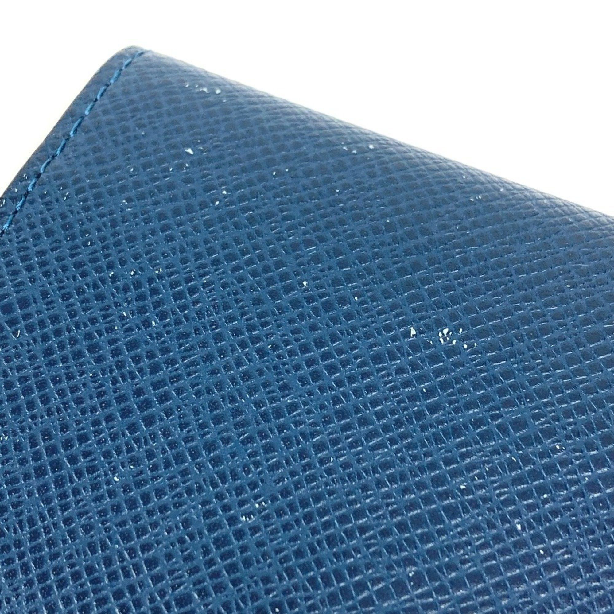 Louis Vuitton LOUIS VUITTON M64022 Taiga Envelope Carte de Visite MM Business Card Holder Pass Case Holder/Card Leather Men's Women's Ocean Navy Size ONE SIZE - 13 Thumbnail