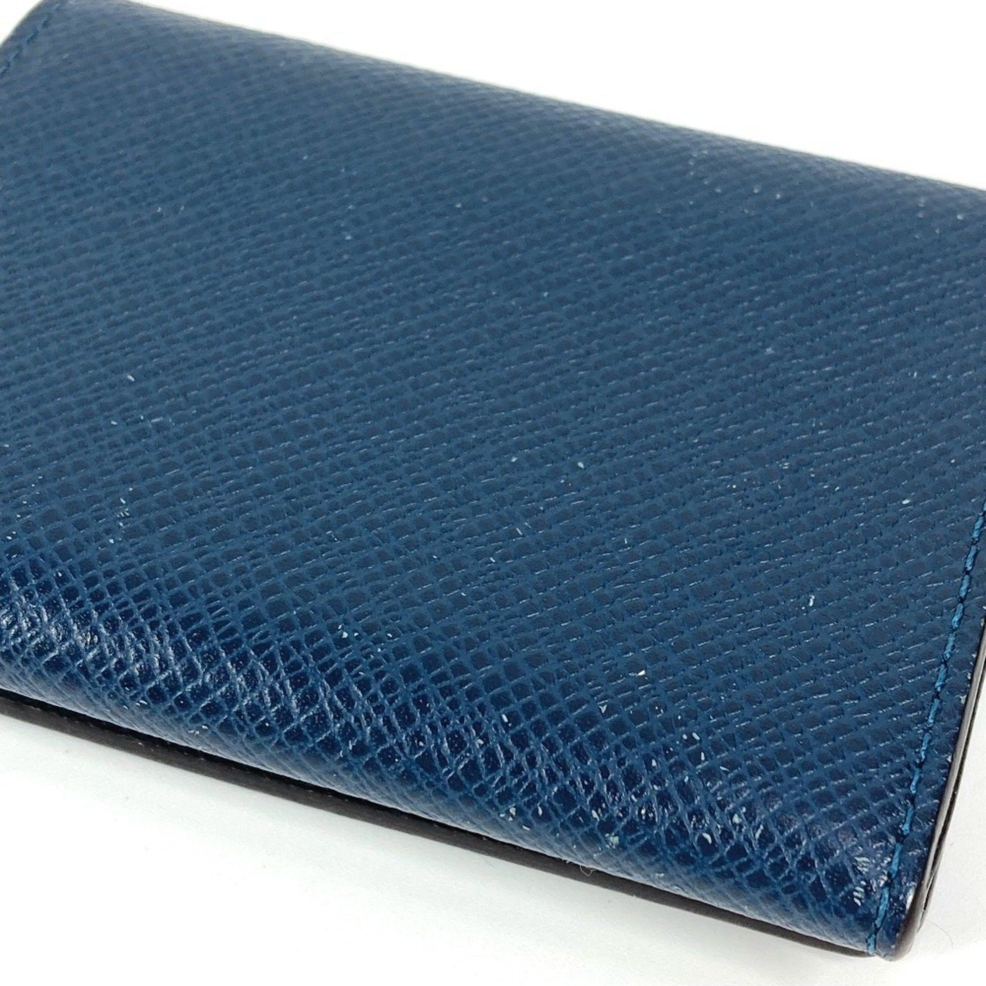 Louis Vuitton LOUIS VUITTON M64022 Taiga Envelope Carte de Visite MM Business Card Holder Pass Case Holder/Card Leather Men's Women's Ocean Navy Size ONE SIZE - 14 Thumbnail
