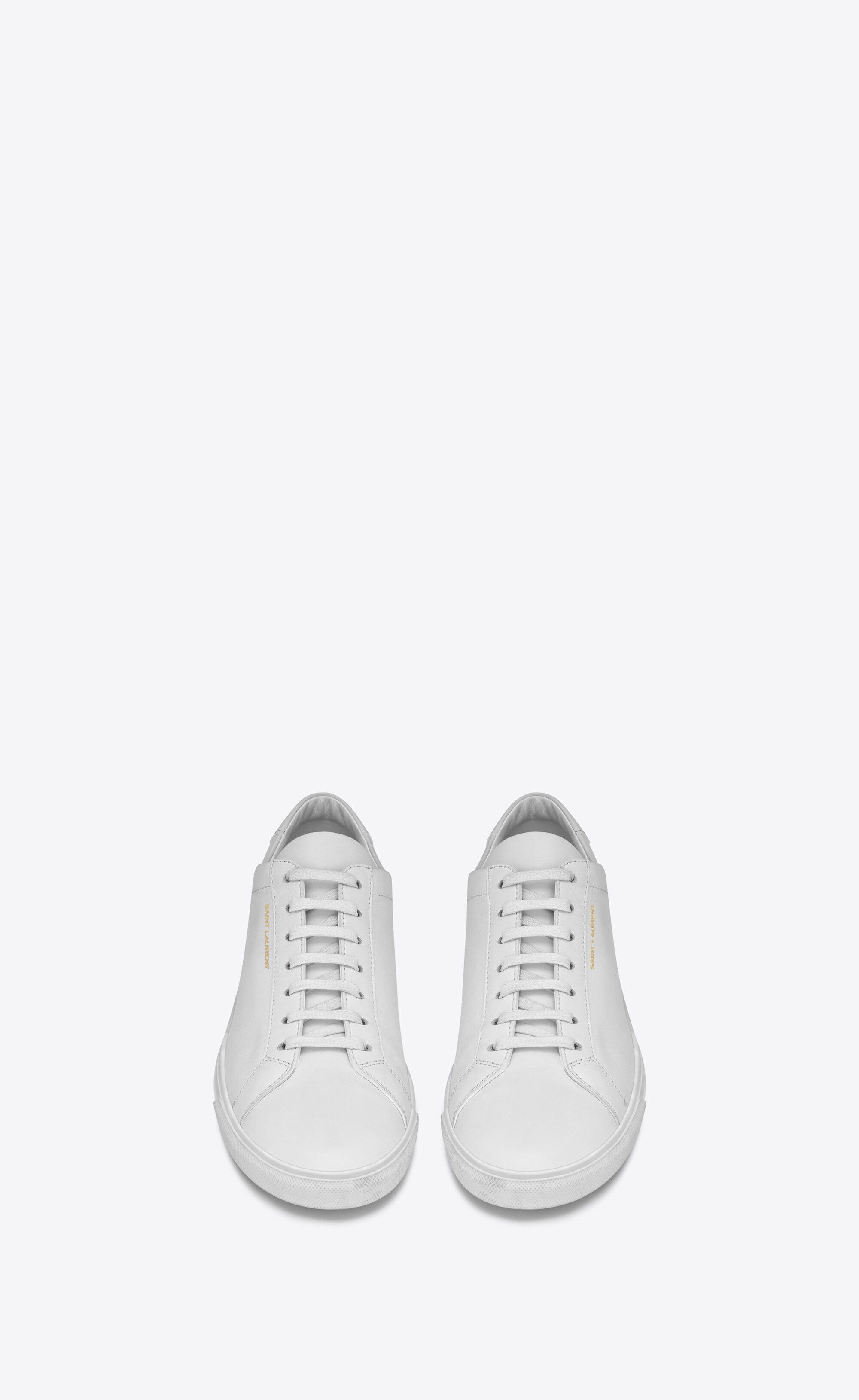 Saint Laurent Paris women's andy sneakers in leather Size US 12 / IT 42 - 2 Thumbnail