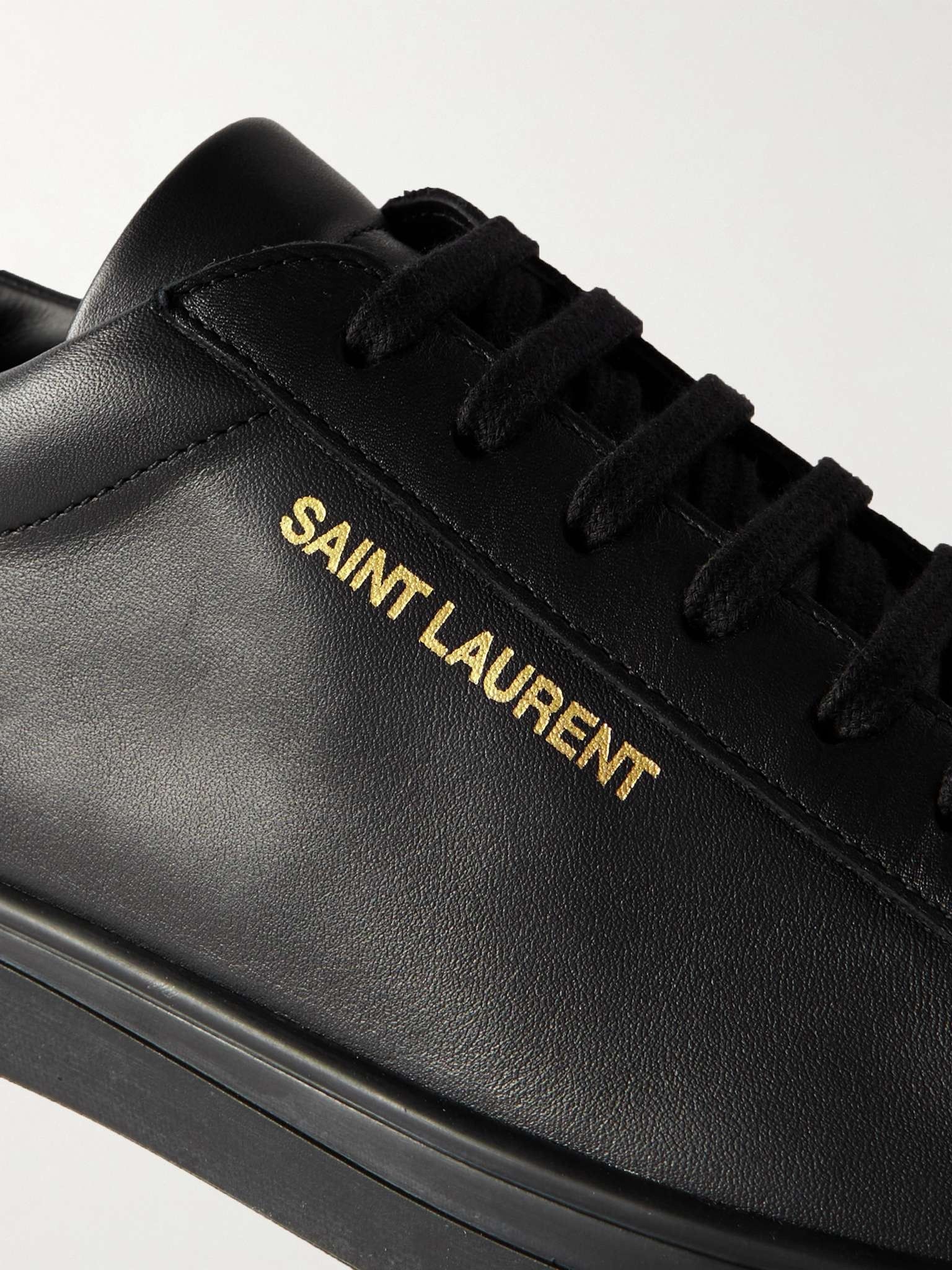 Saint Laurent Paris men's andy sneakers in leather Size US 11 / EU 44 - 4 Thumbnail