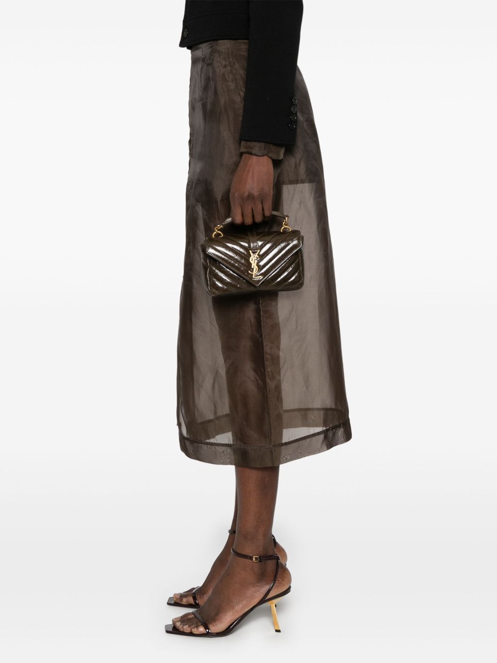 Saint Laurent Paris COLLEGE LEATHER MINI BAG Size ONE SIZE - 4 Thumbnail