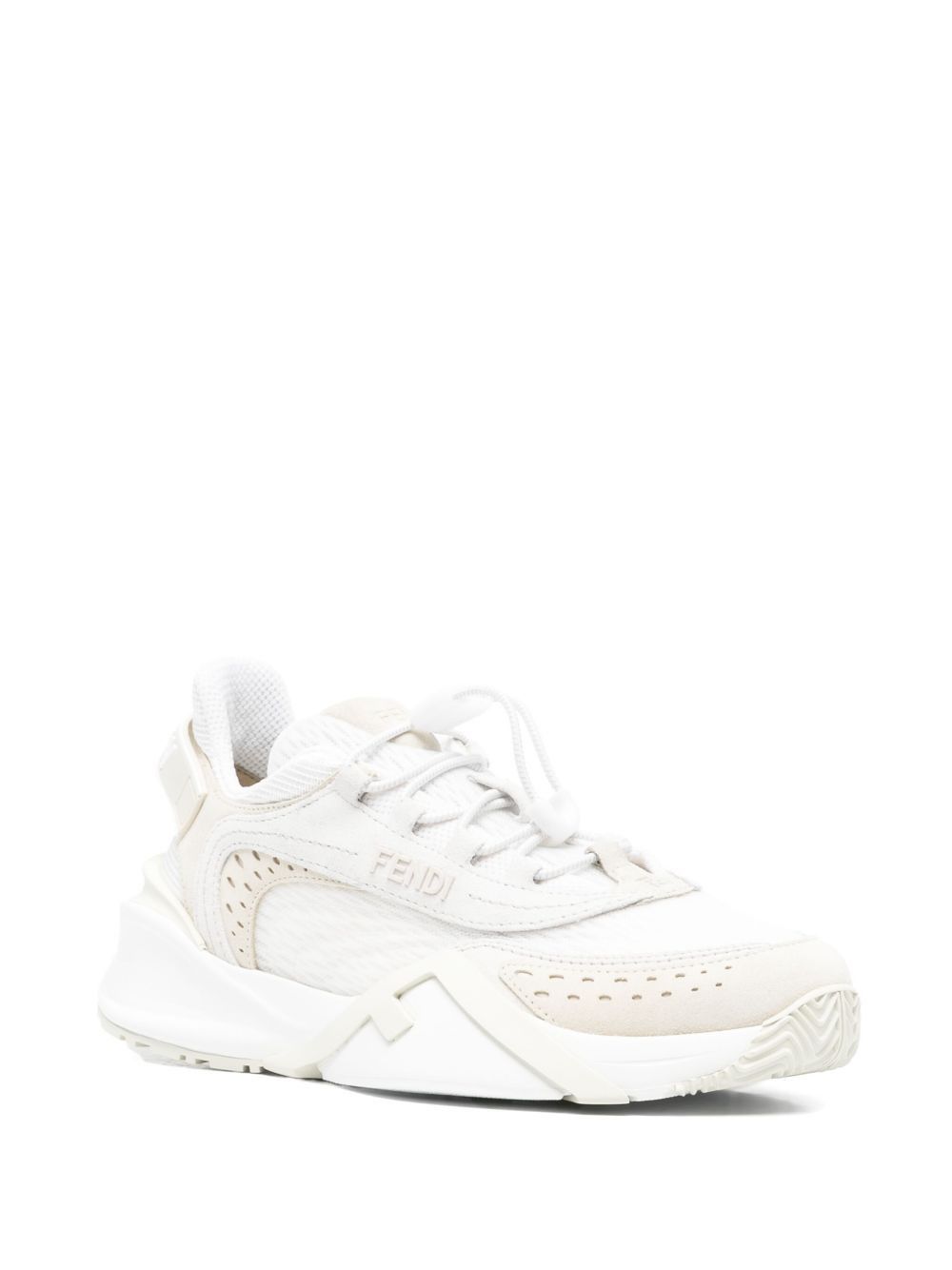 Fendi FENDI FLOW LEATHER SNEAKERS Size US 11 / IT 41 - 3 Thumbnail