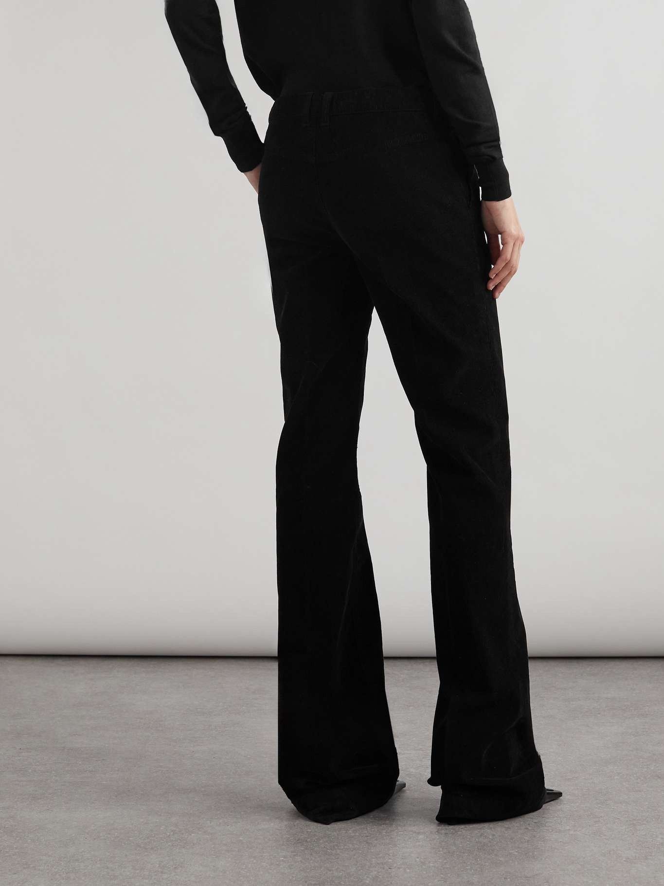 Saint Laurent Paris Cotton-corduroy bootcut pants Size 28" / US 6 / IT 42 - 3 Thumbnail