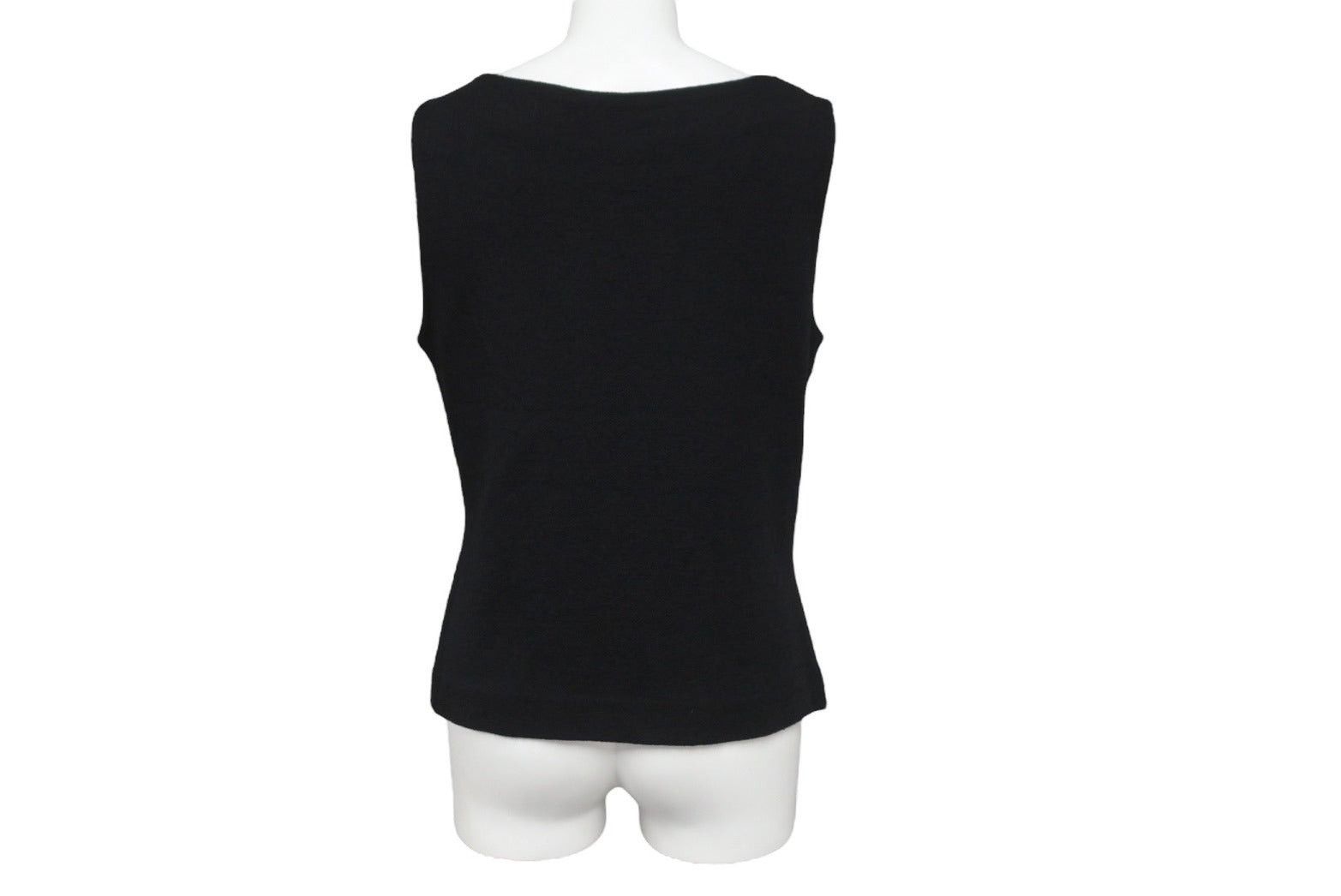 fendi tank top knit sequin logo embroidery size 38, image size:1565x1046