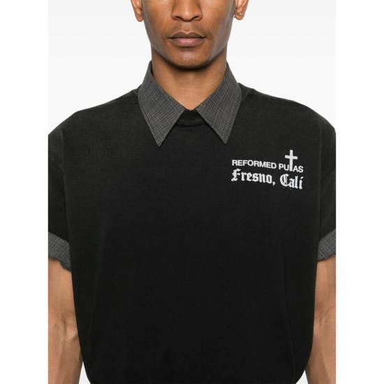 Willy Chavarria WILLY CHAVARRIA Men T-Shirts WCJSY0060 001 BLACK Size US S / EU 44-46 / 1 - 4 Thumbnail