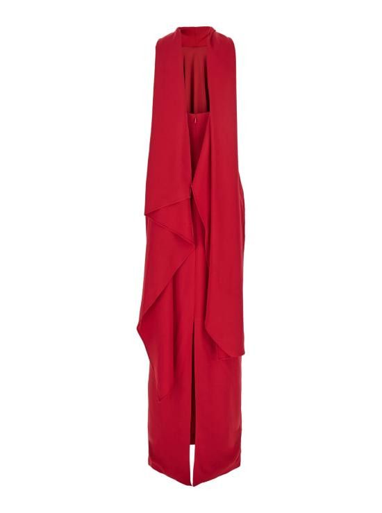 Solace London SOLACE LONDON Women Long Skirts OS42040RUBY Red Size M / US 6-8 / IT 42-44 - 2 Thumbnail
