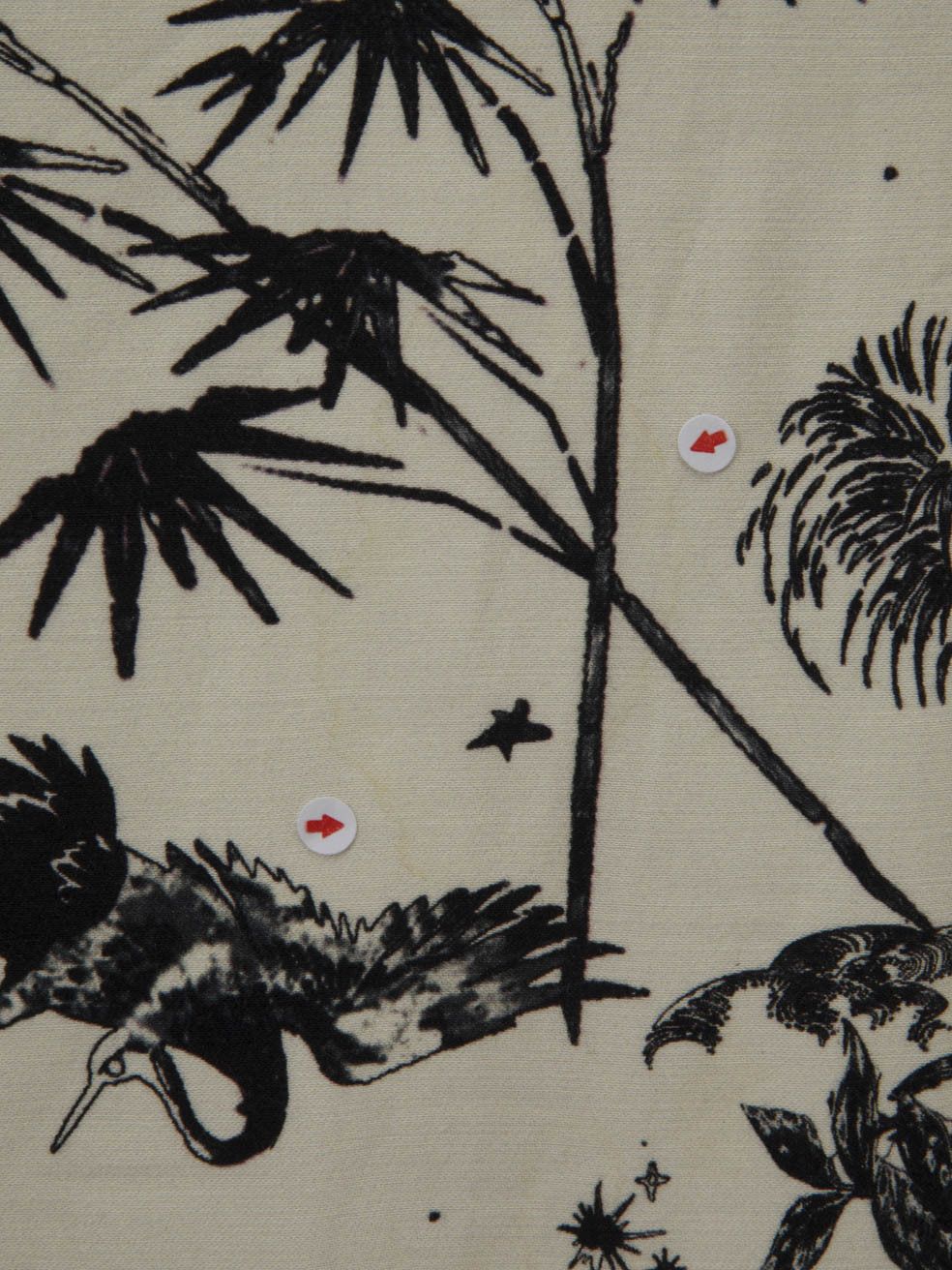 RIXO Palm Tree Print Long Sleeve Cindy Wrap Dress Size M / US 6-8 / IT 42-44 - 6 Thumbnail