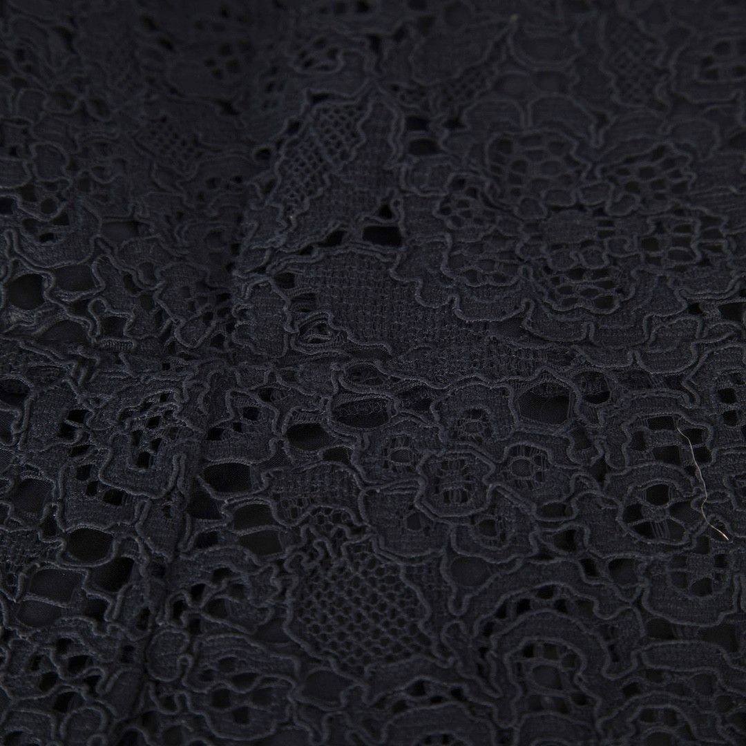 Other Navy Floral Lace Dress Size S / US 4 / IT 40 - 3 Thumbnail