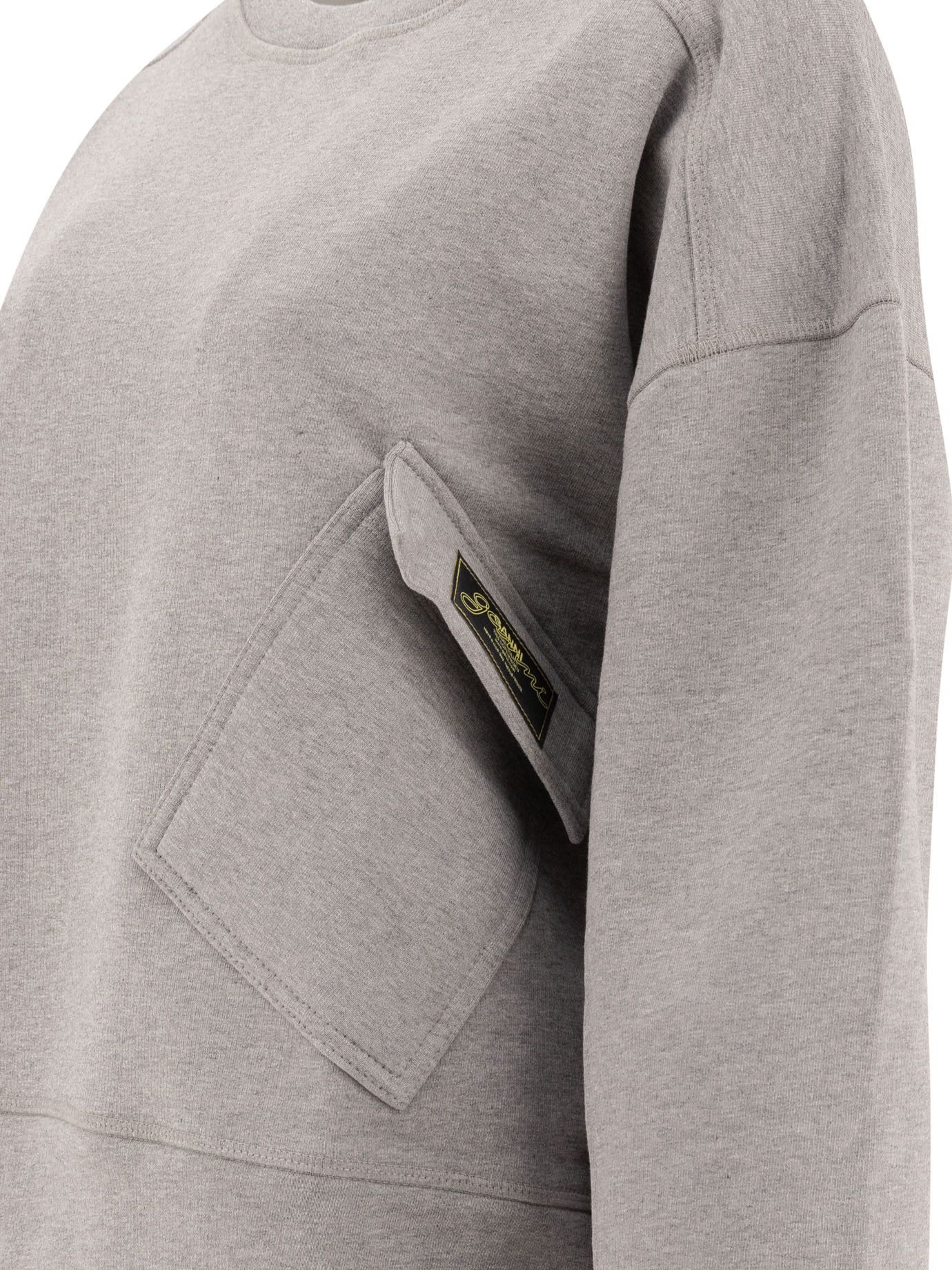 Ganni Oversized Sweatshirt Size S / US 4 / IT 40 - 4 Thumbnail