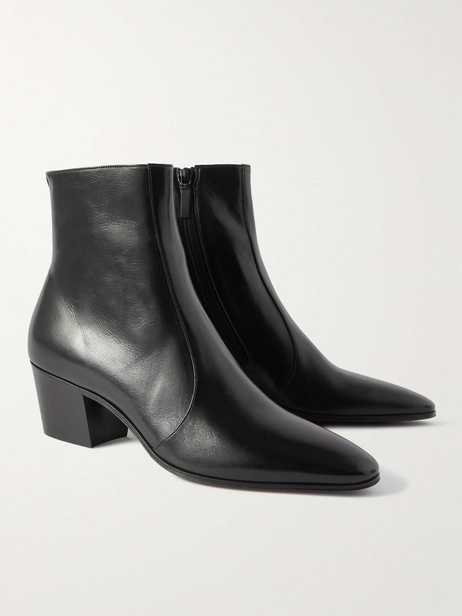 Saint Laurent Paris Vassili chelsea booties in smooth leather Size US 6 / IT 36 - 2 Thumbnail