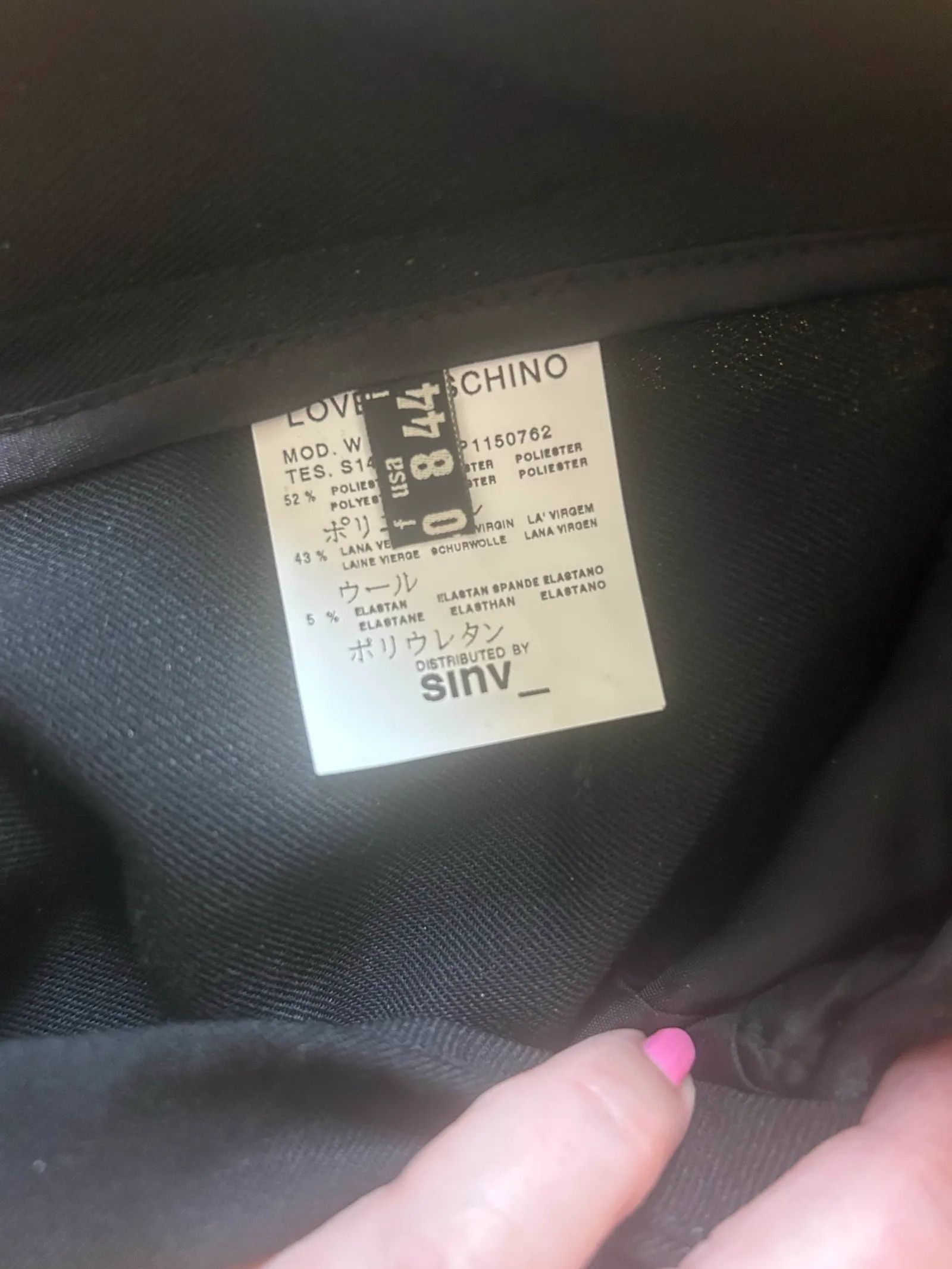 Moschino Moschino Love Pants Size 32" / US 10 / IT 46 - 2 Thumbnail
