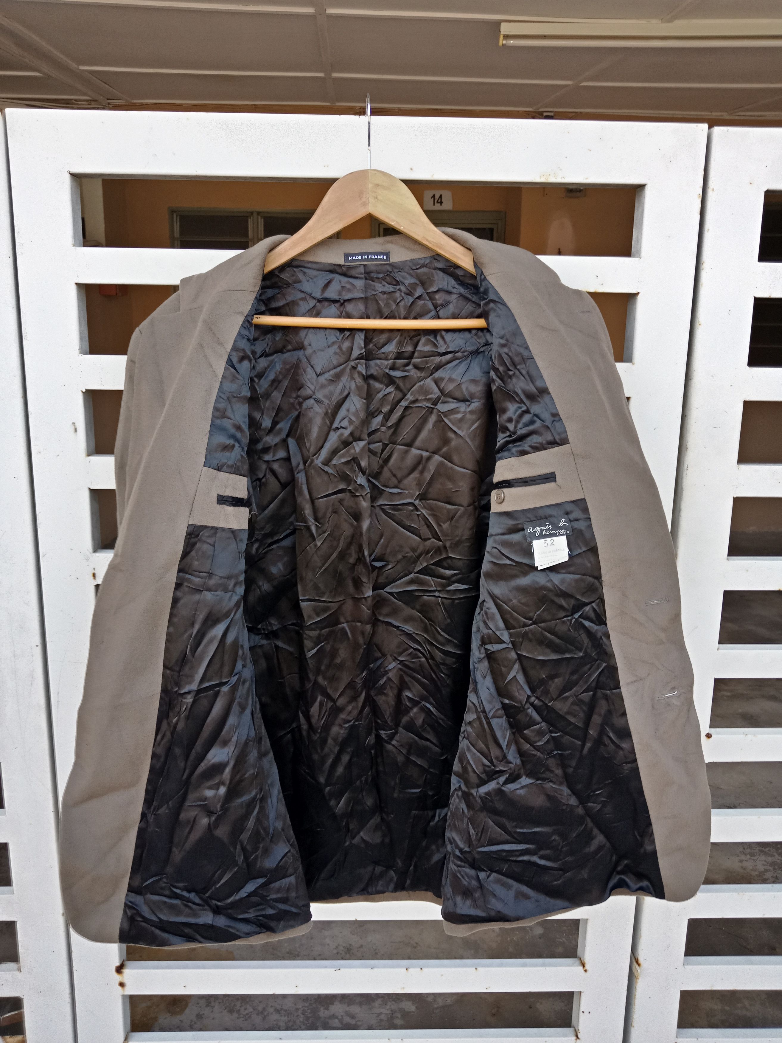 agnes b. Agnes B. Wool Coat Made in France Size US M / EU 48-50 / 2 - 2 Thumbnail