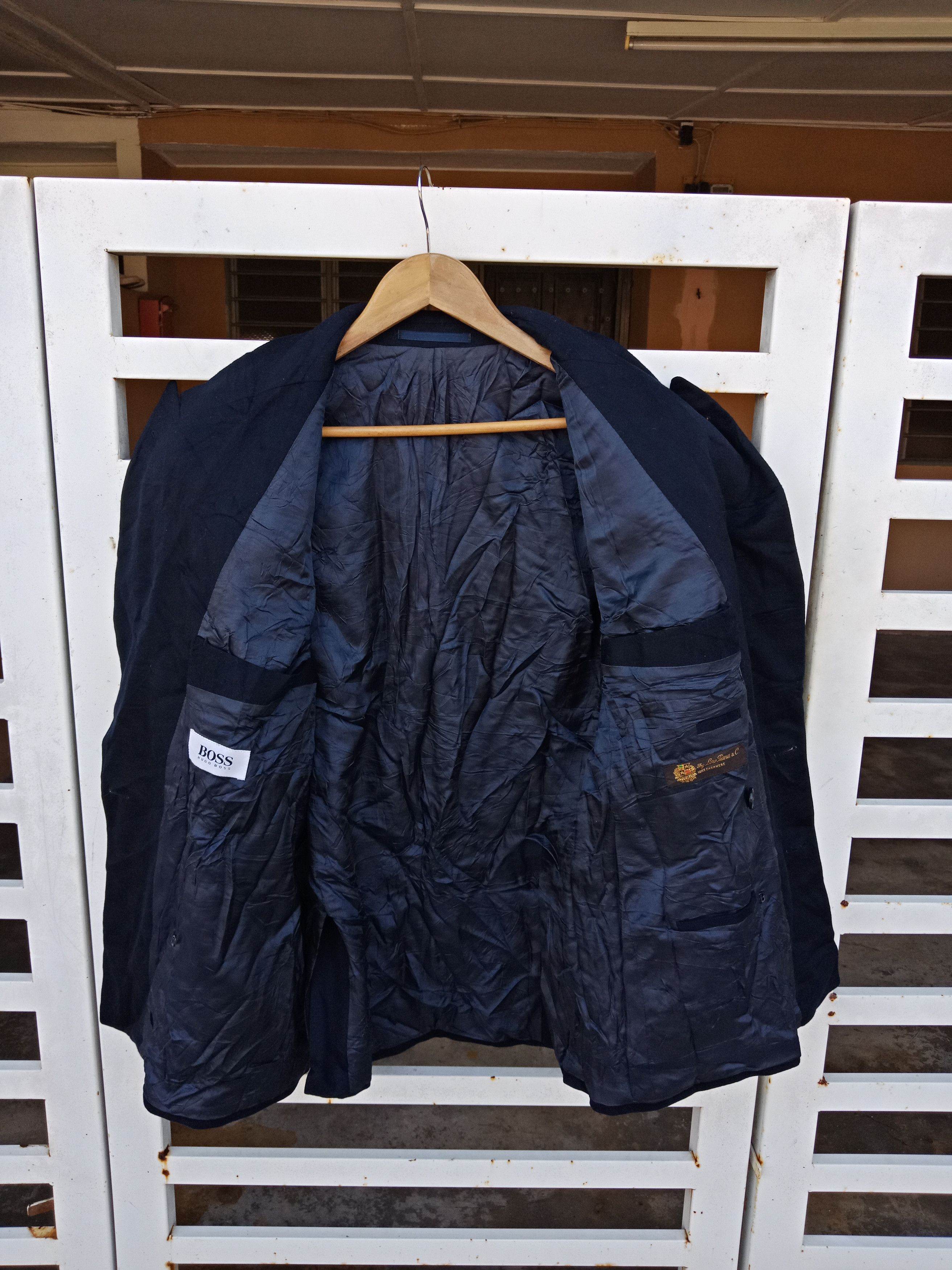 Hugo Hugo Boss Wool Coat Made in Germany Size US M / EU 48-50 / 2 - 2 Thumbnail