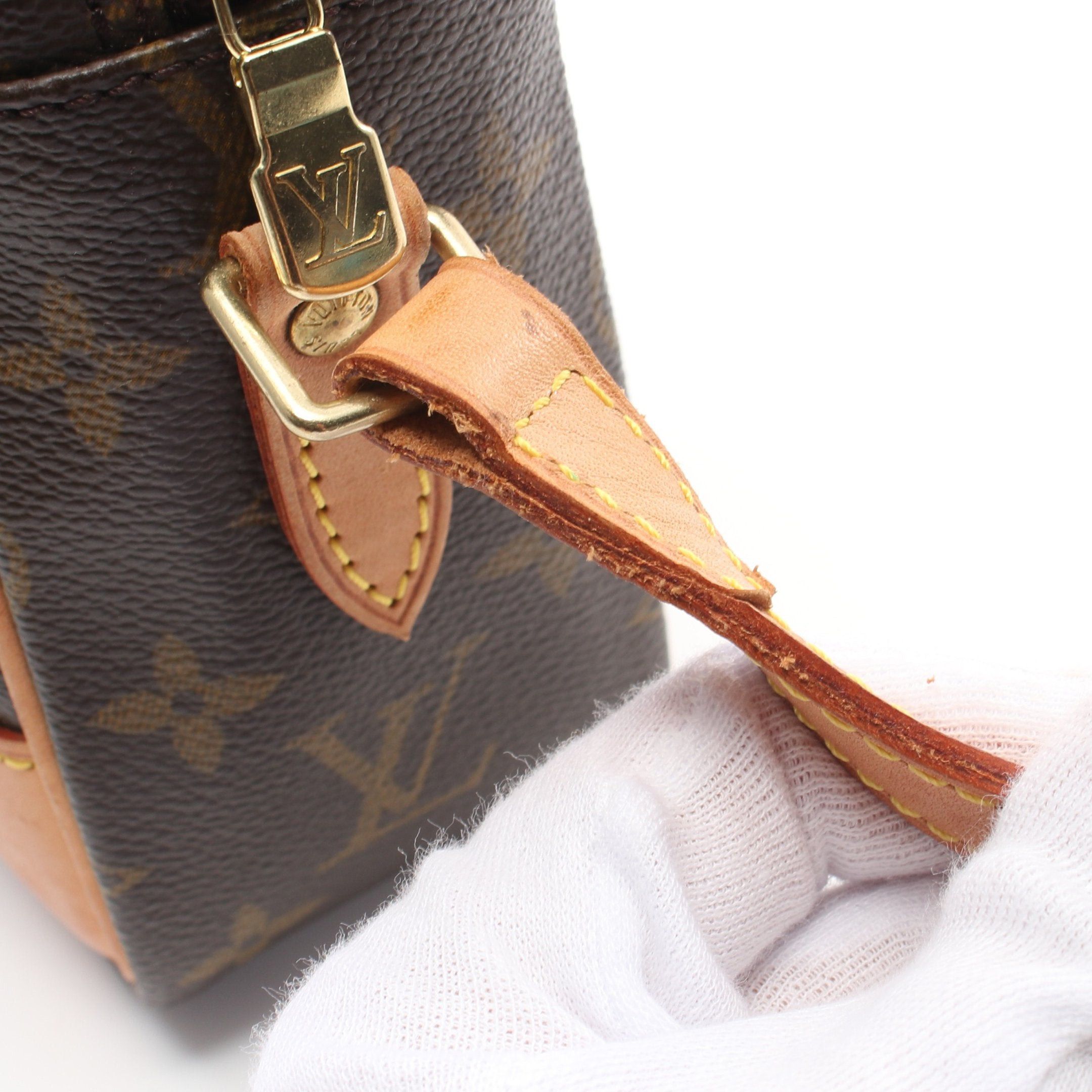 Louis Vuitton Louis Vuitton Trocadero 27 Monogram Shoulder Bag Leather Brown Size ONE SIZE - 6 Thumbnail