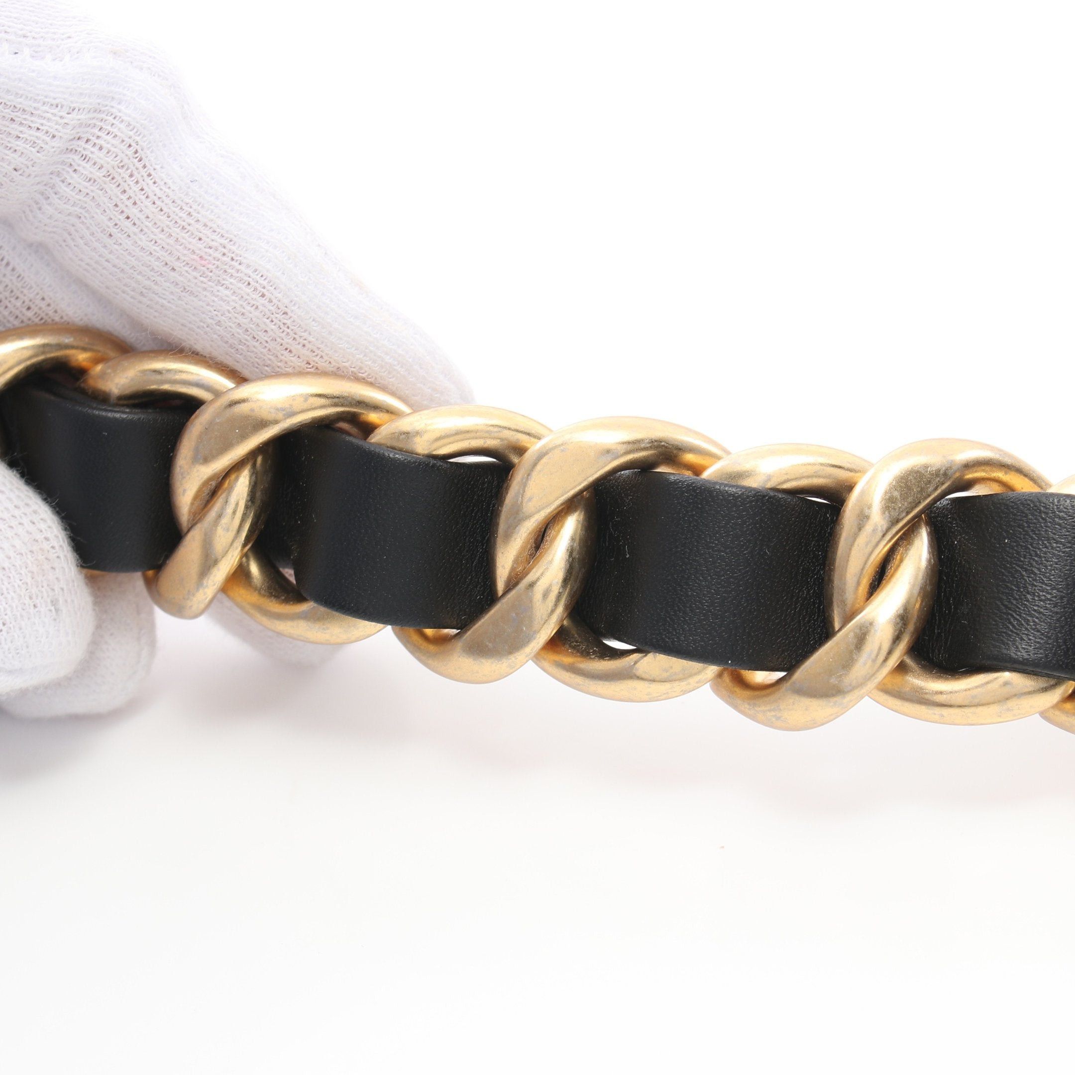 Chanel Chanel Matelasse Small Flap Chain Shoulder Bag Lambskin Black Gold Hardware Size ONE SIZE - 8 Thumbnail