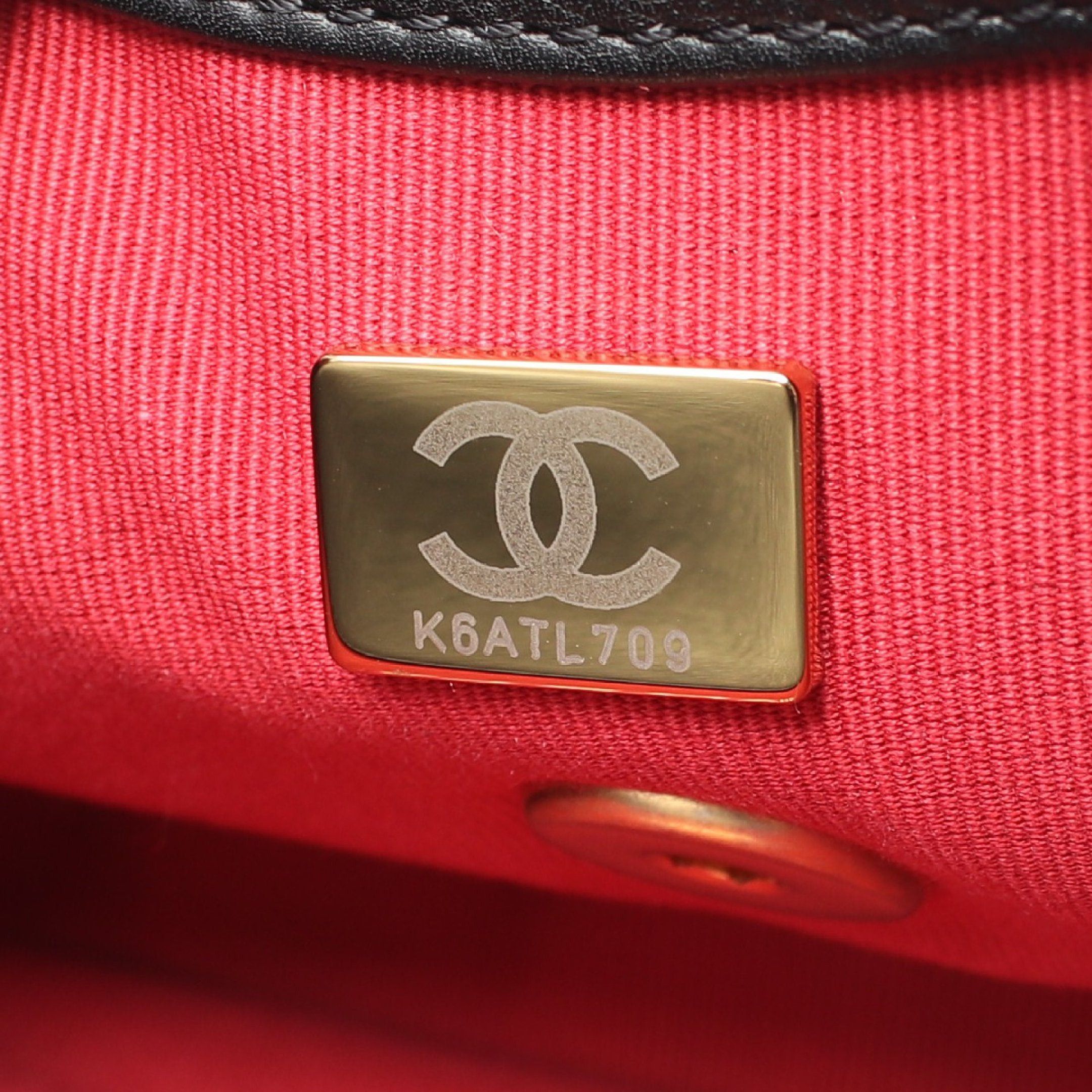 Chanel Chanel Matelasse Small Flap Chain Shoulder Bag Lambskin Black Gold Hardware Size ONE SIZE - 5 Thumbnail