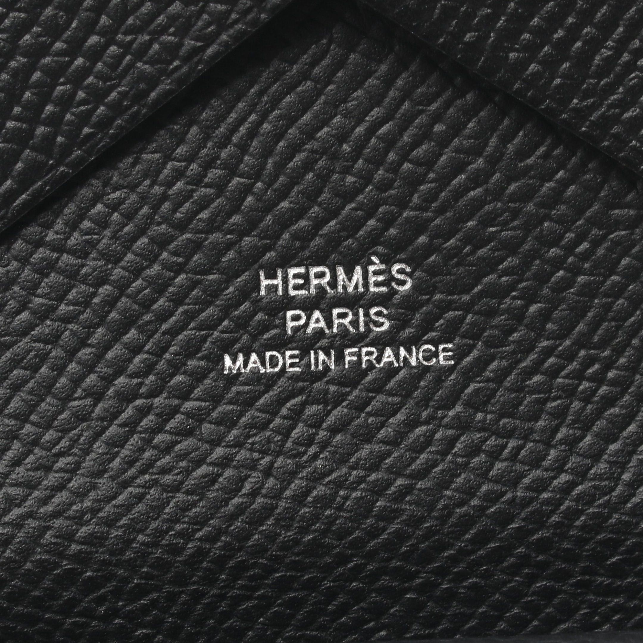 Hermes Hermes Calviduo Coin Purse Veau Epsom Black Silver Hardware B Stamp Size ONE SIZE - 5 Thumbnail