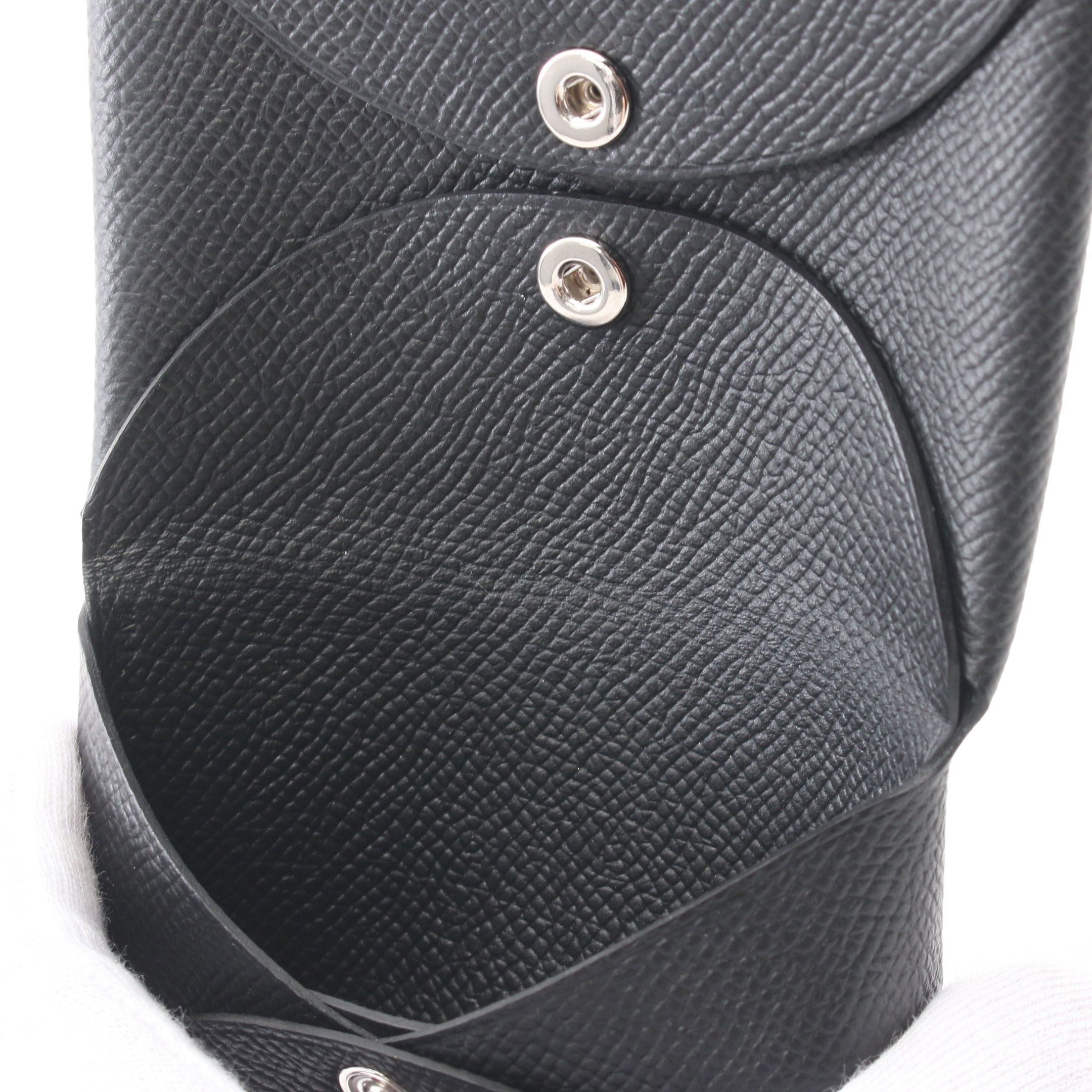 Hermes Hermes Calviduo Coin Purse Veau Epsom Black Silver Hardware B Stamp Size ONE SIZE - 8 Thumbnail