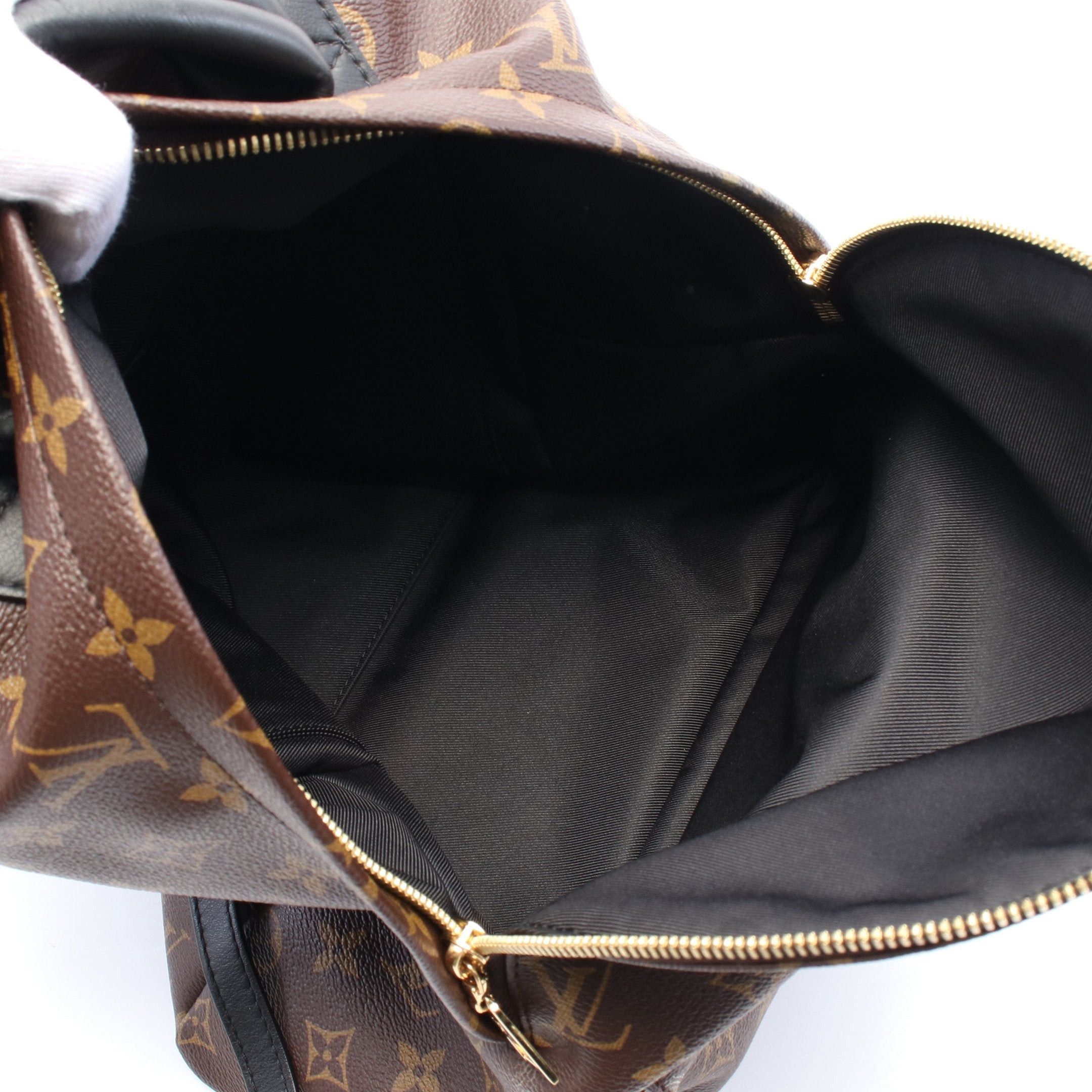 Louis Vuitton Louis Vuitton Palm Springs Backpack Mm Monogram Rucksack Leather Brown Size ONE SIZE - 3 Thumbnail