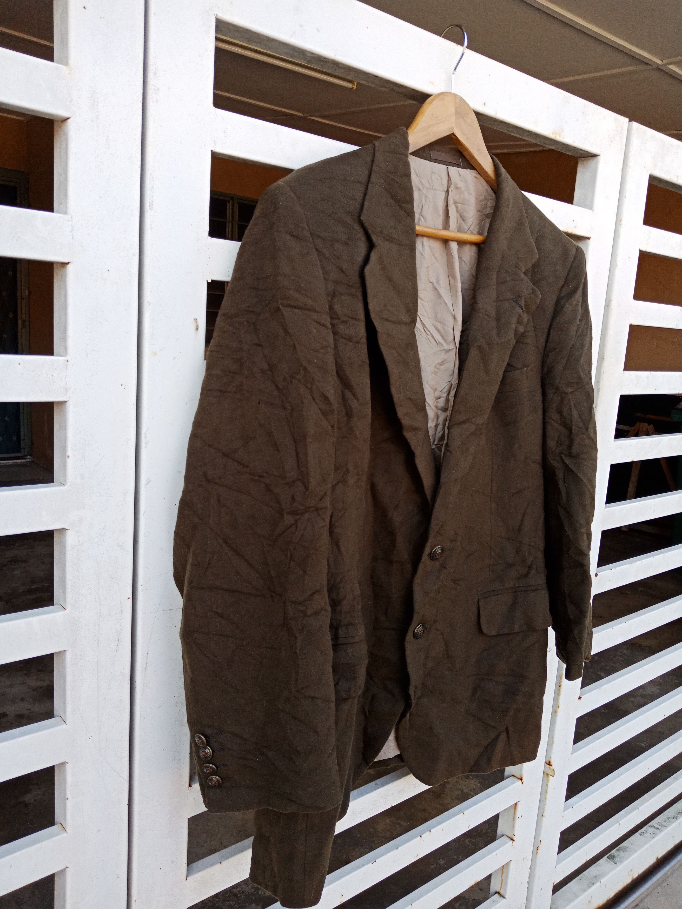 Burberry Vintage Burberrys Wool Coat Size US L / EU 52-54 / 3 - 4 Thumbnail