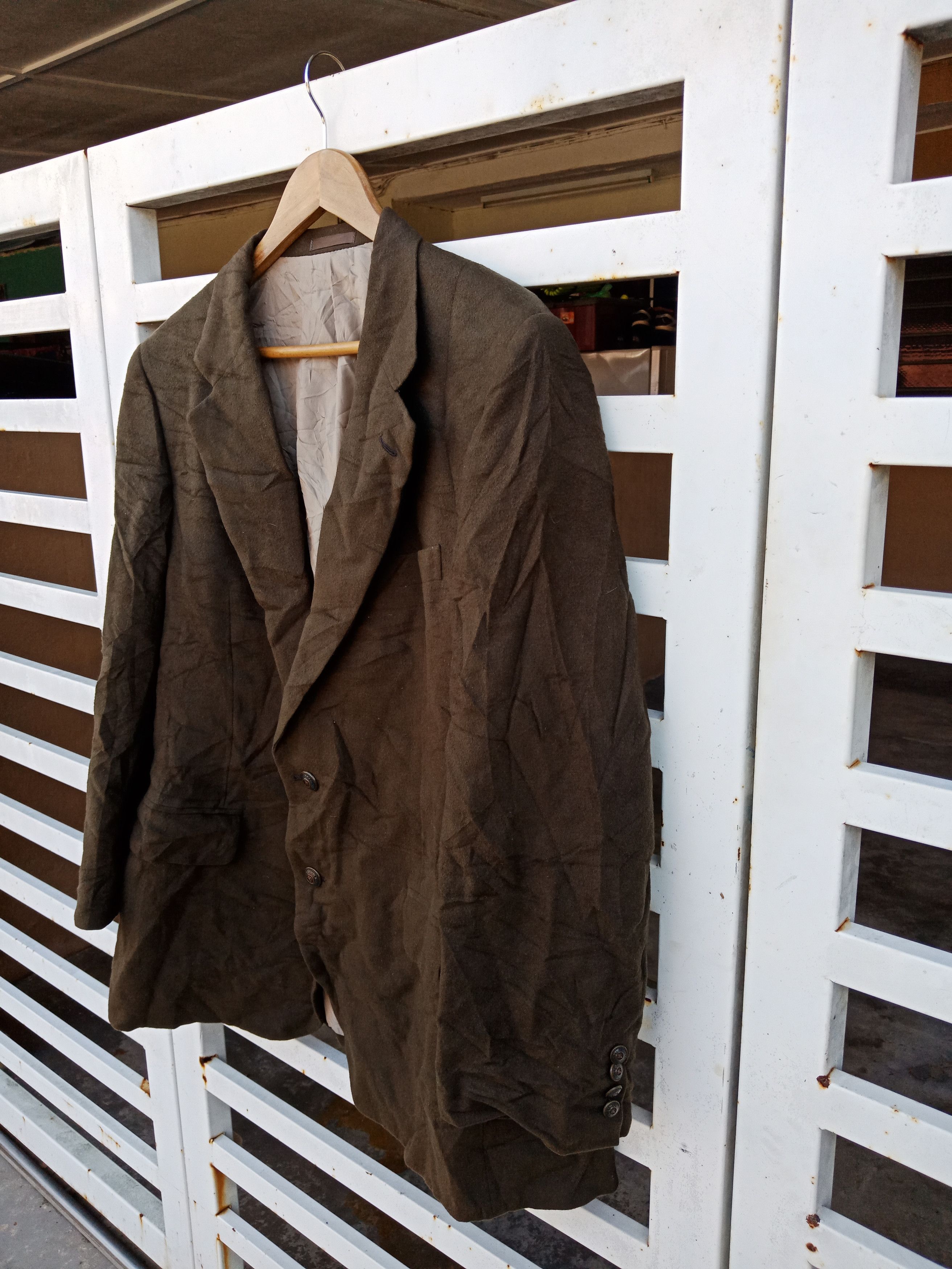 Burberry Vintage Burberrys Wool Coat Size US L / EU 52-54 / 3 - 5 Thumbnail
