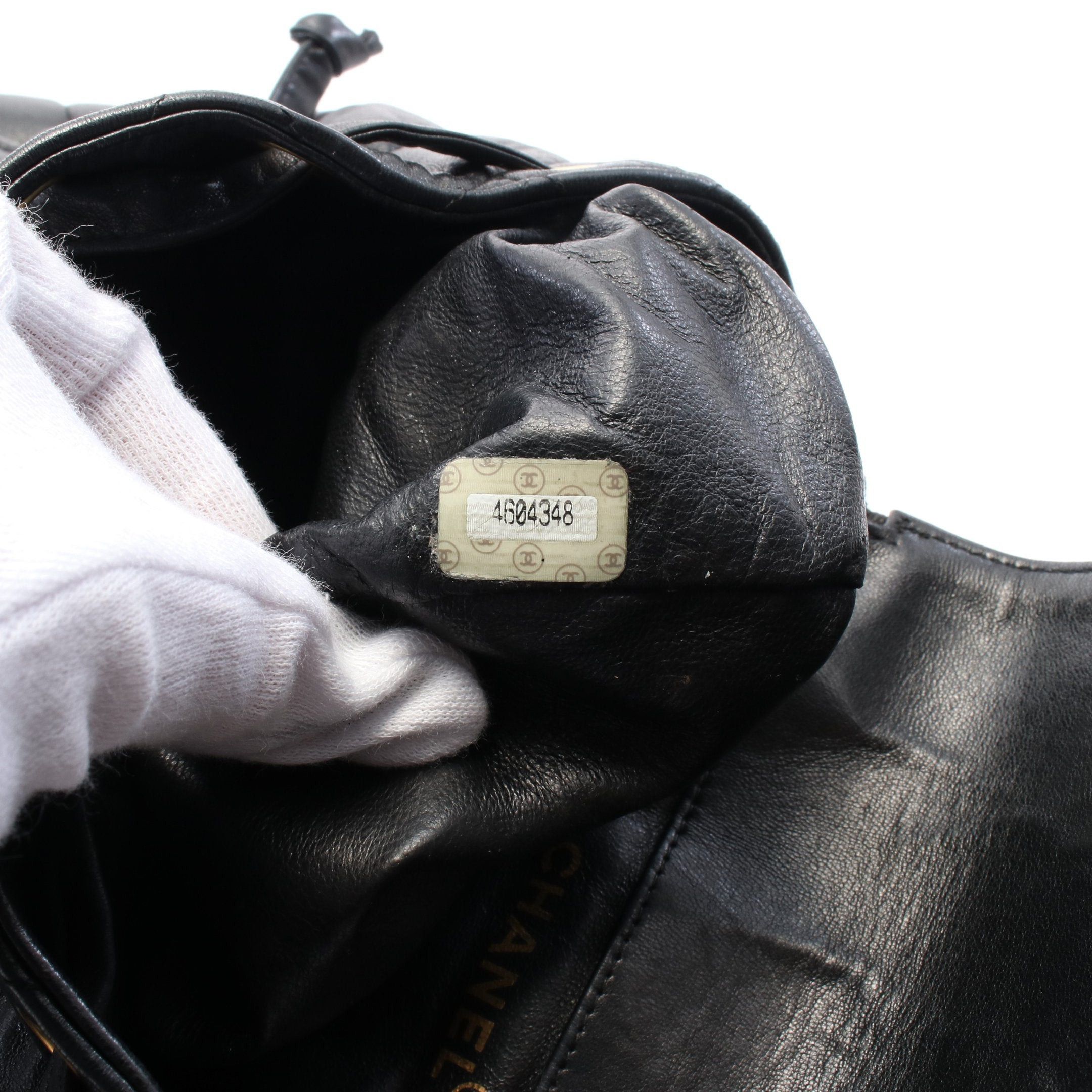 Chanel Chanel Matelasse Backpack Rucksack Lambskin Black Gold Hardware Size ONE SIZE - 6 Thumbnail