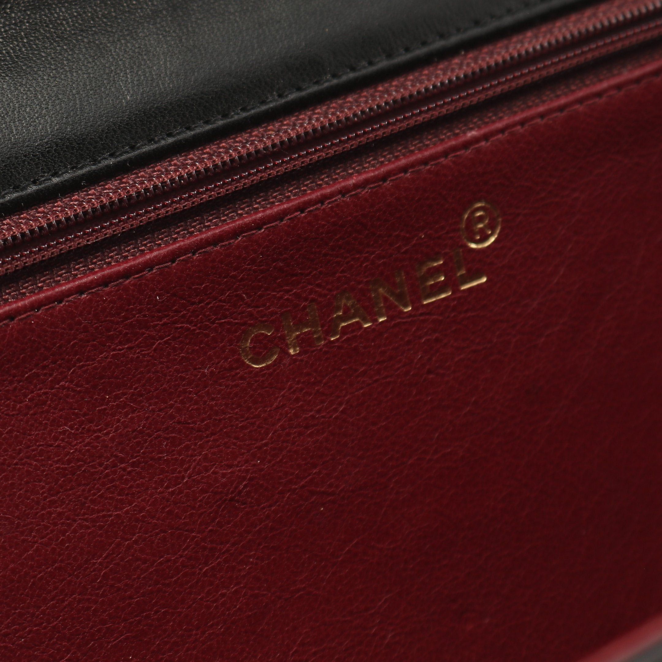 Chanel Chanel Matelasse Single Flap Chain Shoulder Bag Lambskin Black Gold Hardware Push Lock Size ONE SIZE - 4 Thumbnail