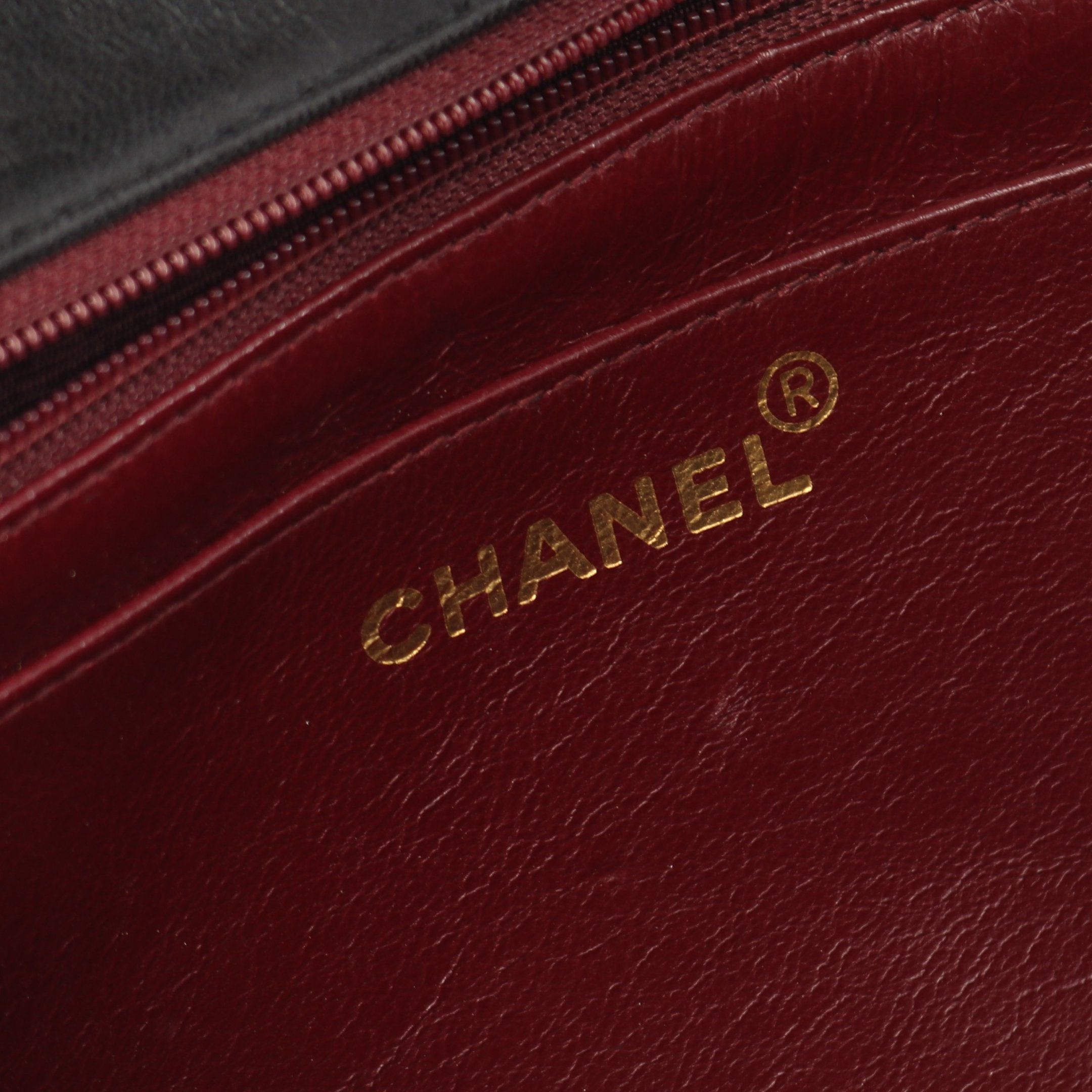 Chanel Chanel Matelasse Diana Flap Chain Shoulder Bag Lambskin Black Gold Hardware Size ONE SIZE - 4 Thumbnail