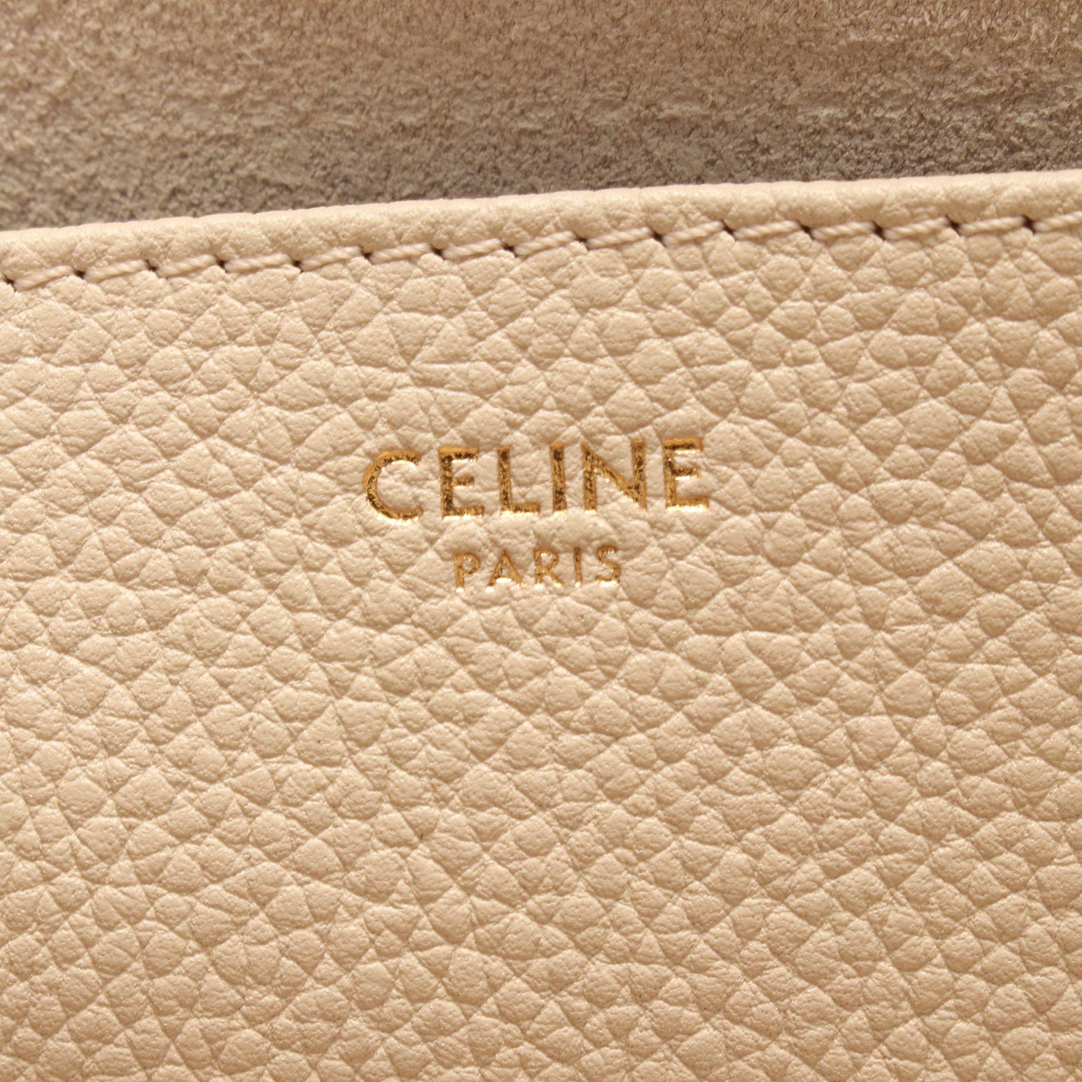 Celine Celine Medium Hippopotamus Anais Cuill Triomphe Shoulder Bag Tote Leather Ivory Size ONE SIZE - 4 Thumbnail