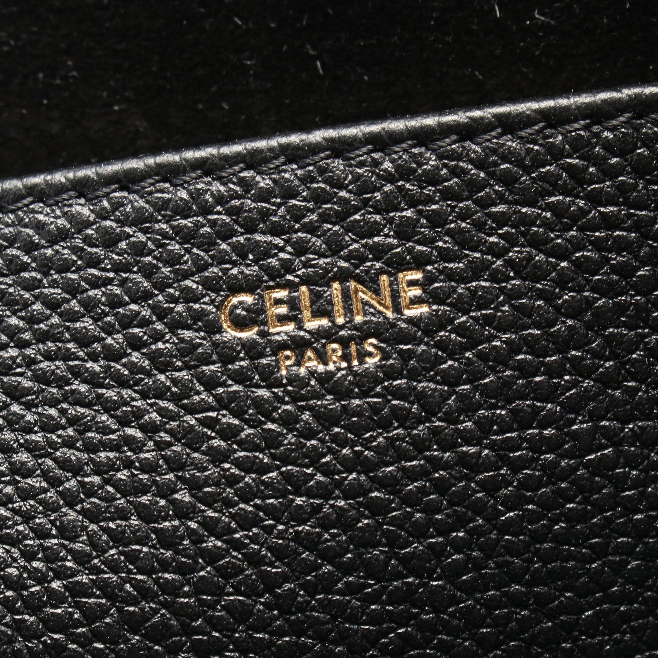 Celine Celine Medium Hippopotamus Anais Cuill Triomphe Shoulder Bag Tote Leather Black Size ONE SIZE - 4 Thumbnail