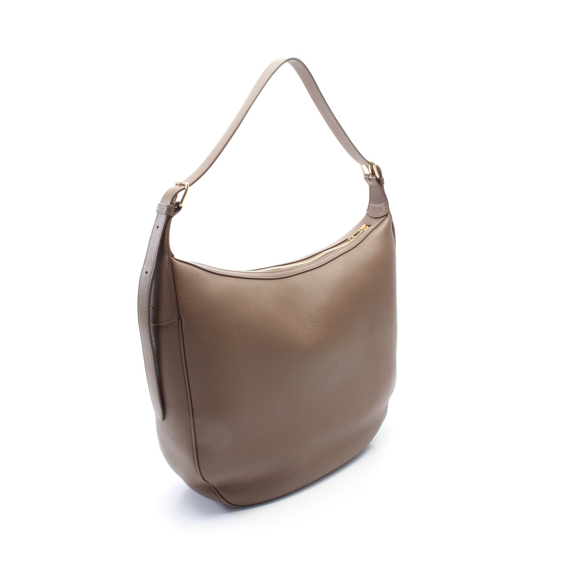 Celine Celine Large Eloise One Shoulder Bag Leather Gray Brown Size ONE SIZE - 2 Thumbnail
