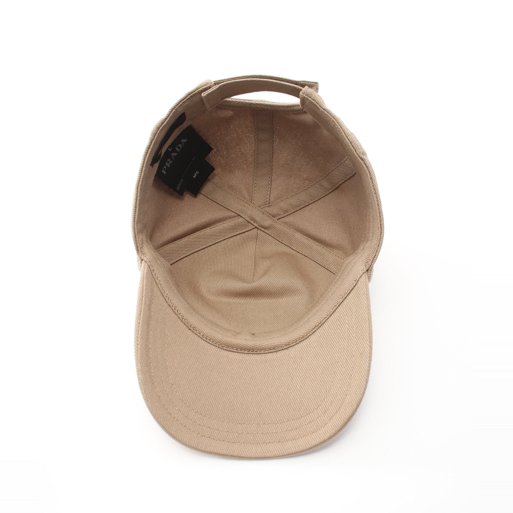 Prada Prada Baseball Cap Cotton Beige Size ONE SIZE - 3 Thumbnail