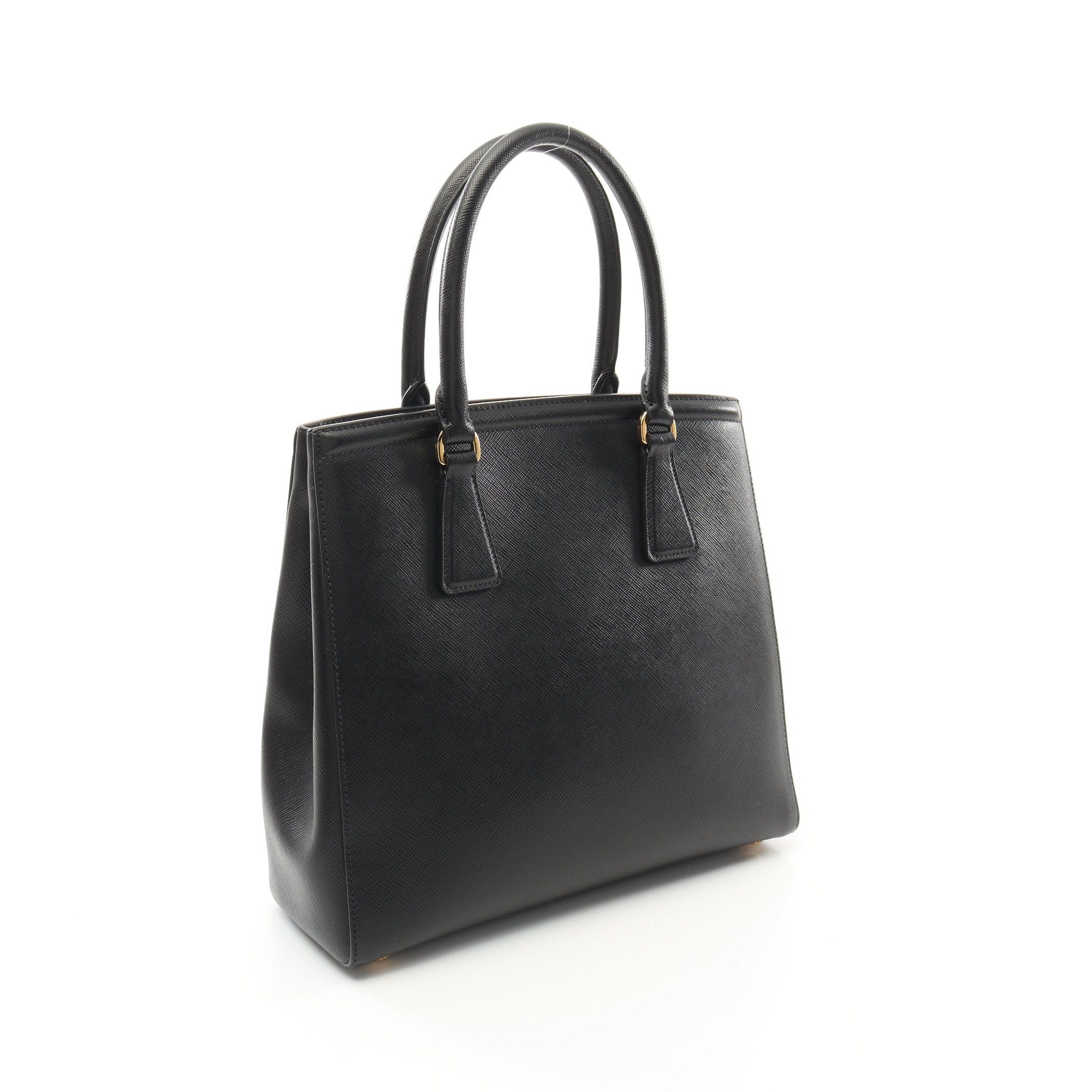 Prada Prada Saffiano Lux Handbag Leather Black Size ONE SIZE - 2 Thumbnail