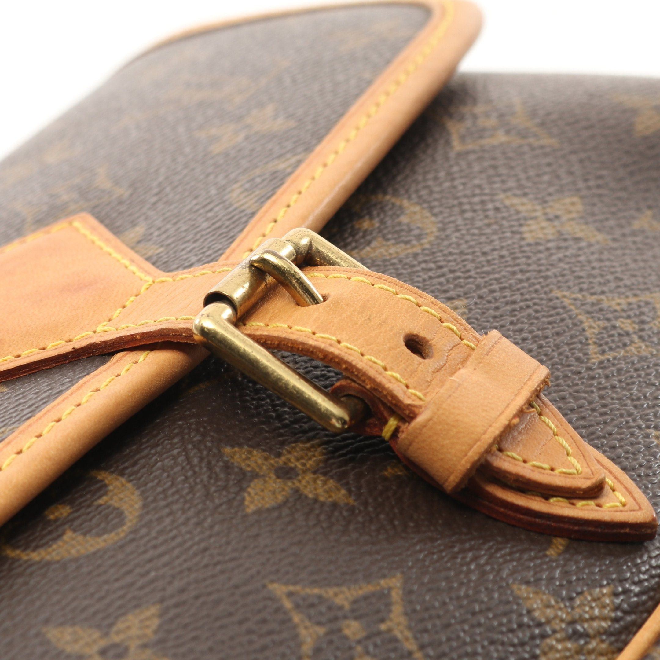 Louis Vuitton Louis Vuitton Sologne Monogram Shoulder Bag Leather Brown Size ONE SIZE - 10 Thumbnail